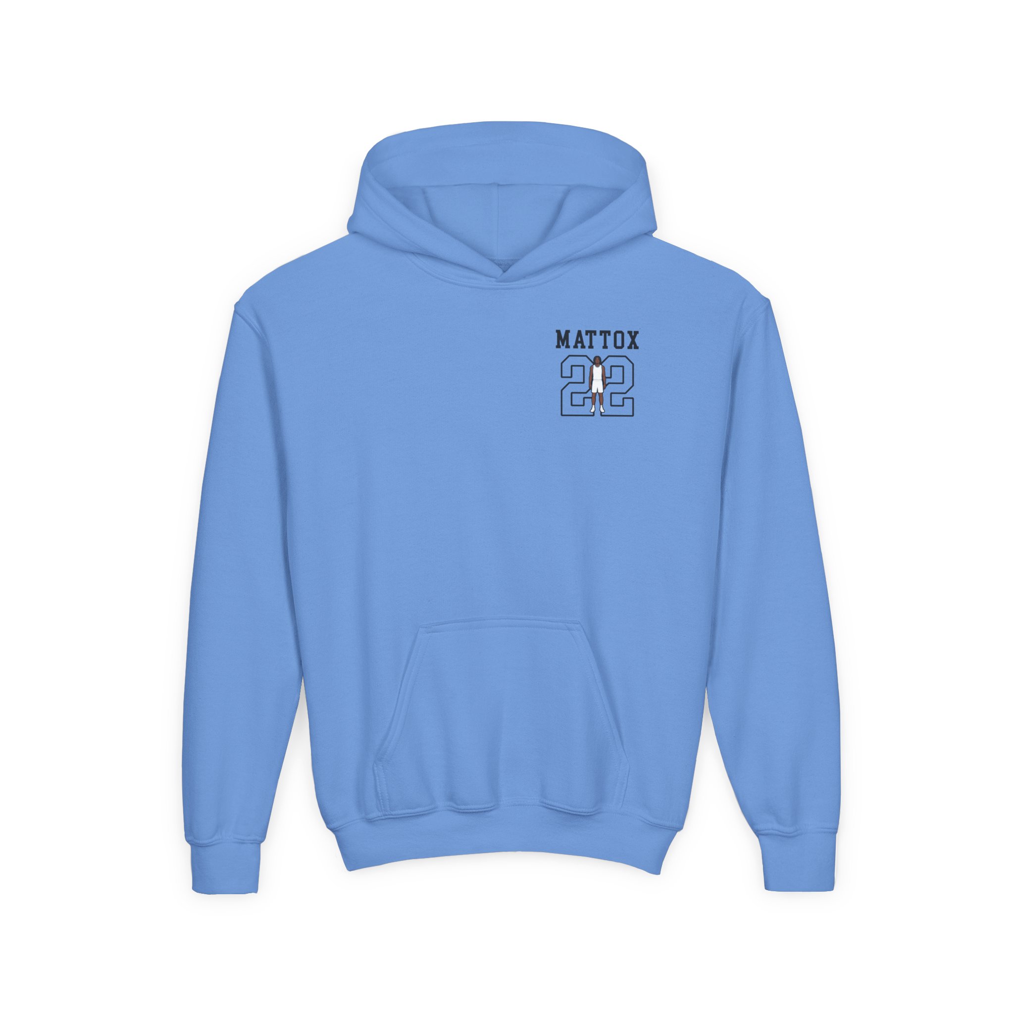 Youth Hoodie — character_shirsey in Blue