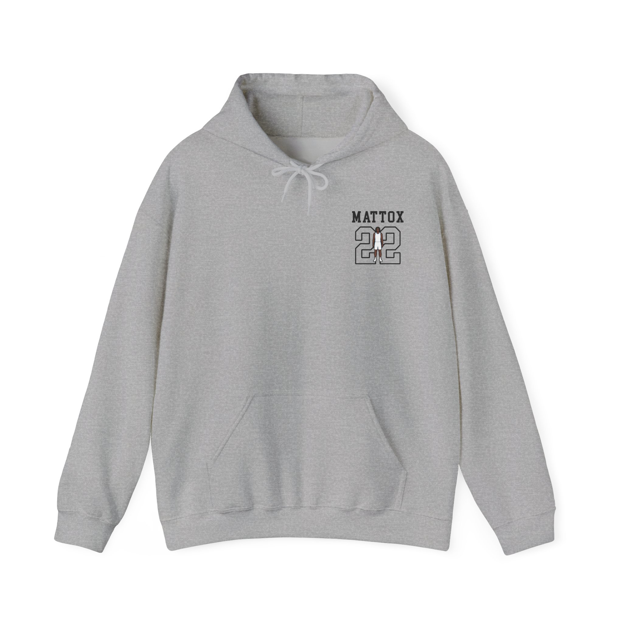Hoodie — character_shirsey in Grey