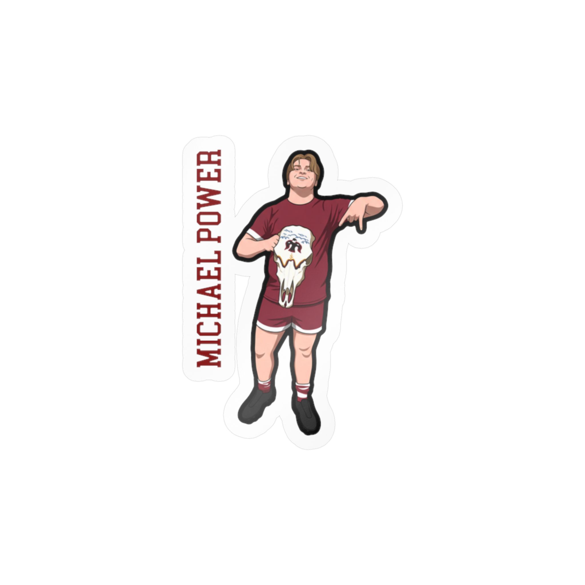 Vinyl Sticker — character_name_vertical in Classic