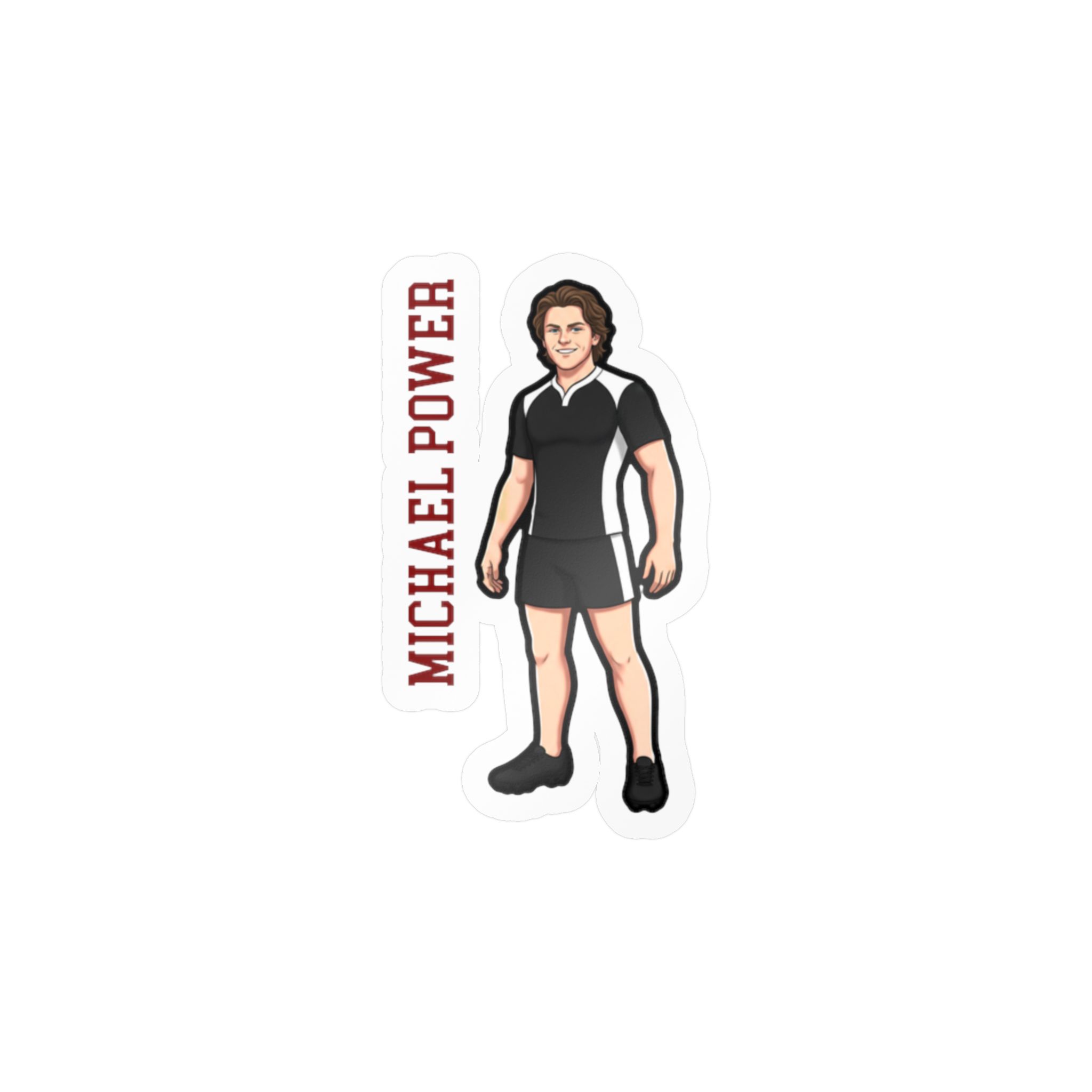 Vinyl Sticker — character_name_vertical in Classic