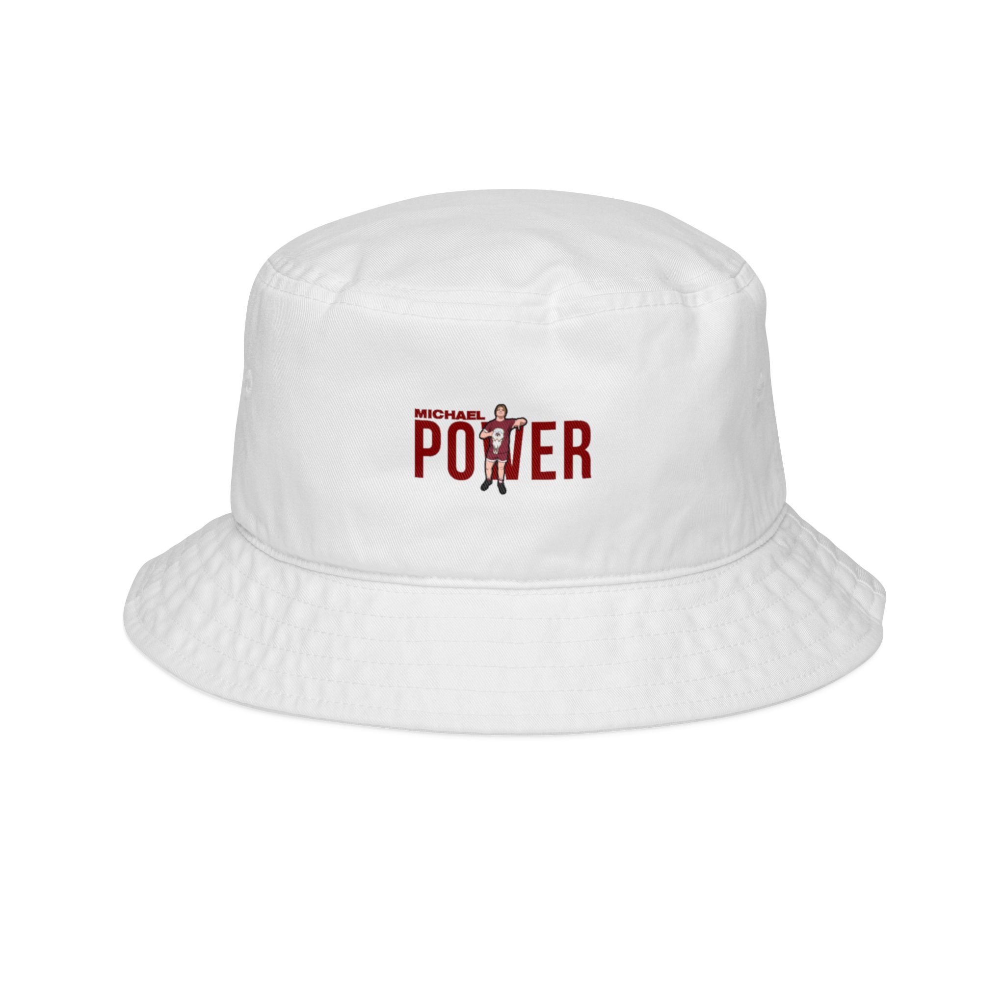 Bucket Hat — character_player_name in White