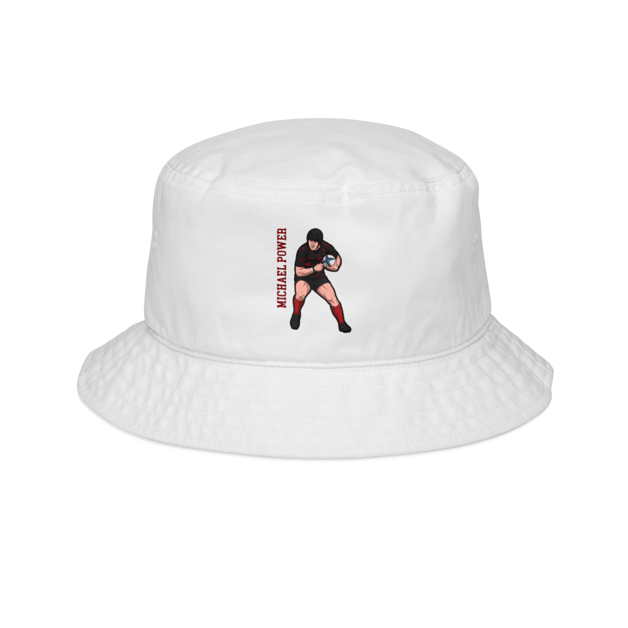 Bucket Hat — character_name_vertical in White