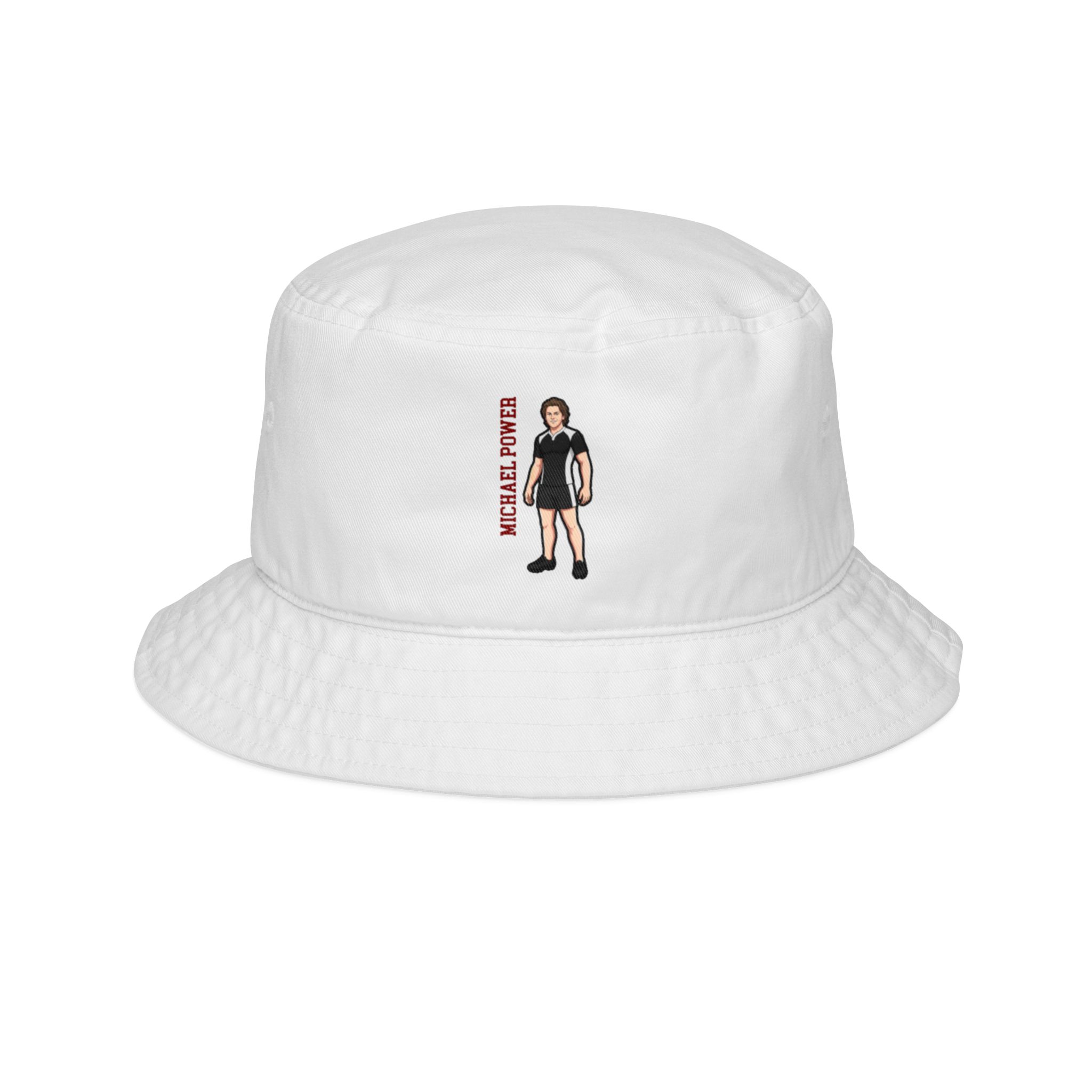 Bucket Hat — character_name_vertical in White