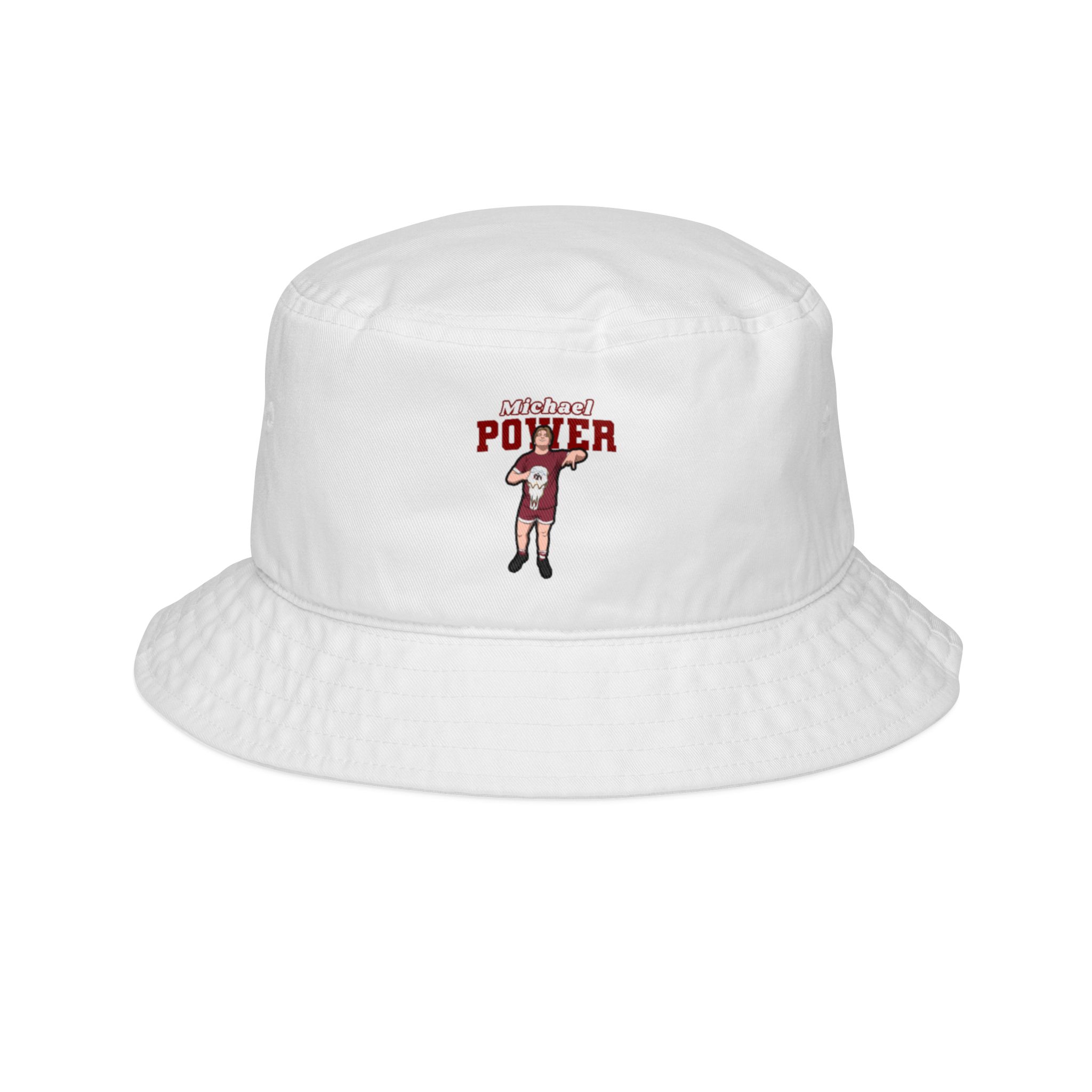 Bucket Hat — character_name_arch in White