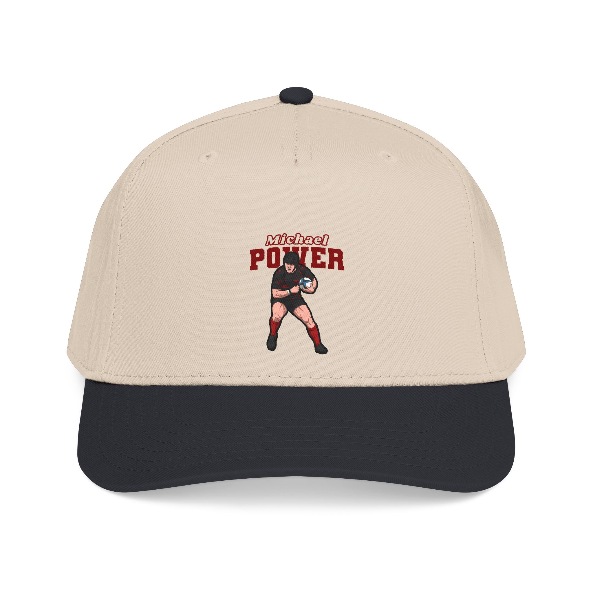 Baseball Cap — character_name_arch in Black / Natural