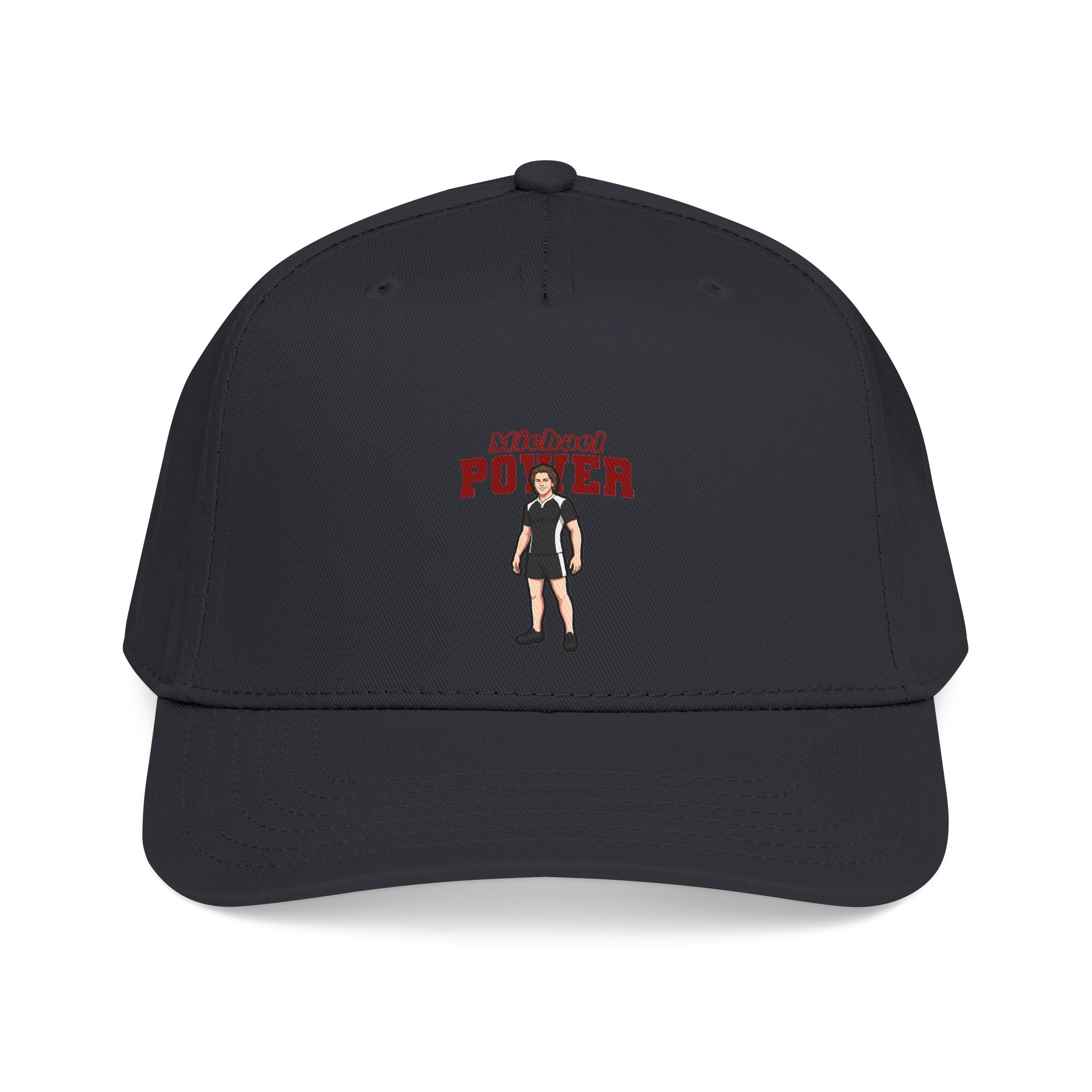 Baseball Cap — character_name_arch in Black