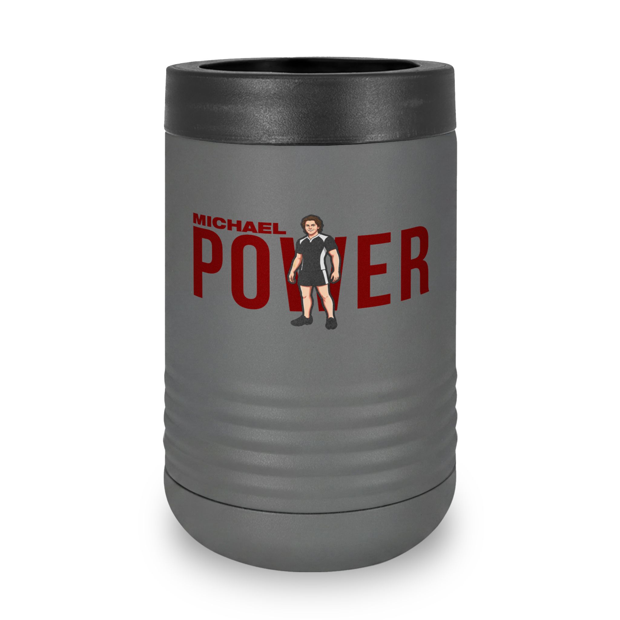 Stainless Can Cooler — character_player_name in Grey