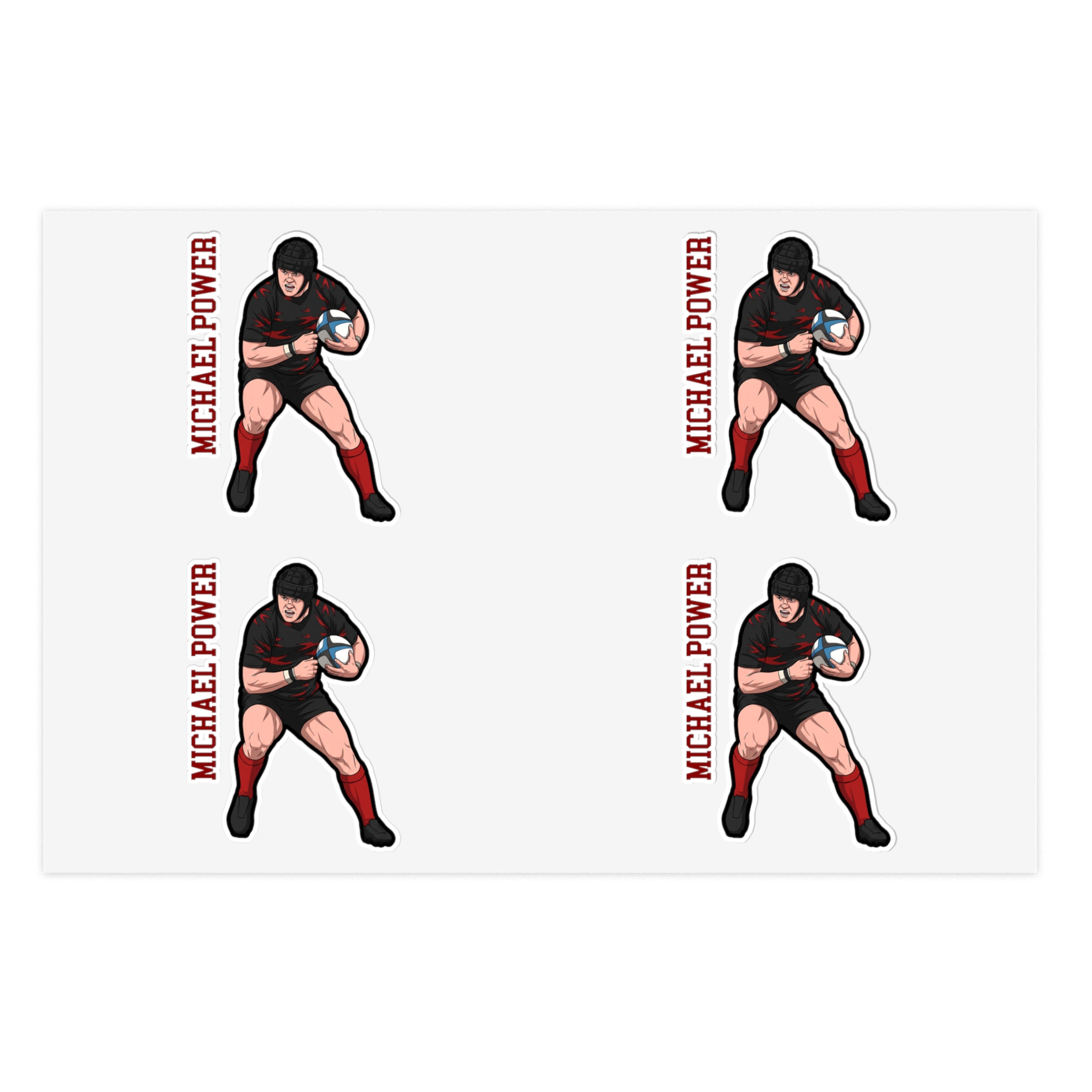 Sticker Sheet — character_name_vertical in Classic