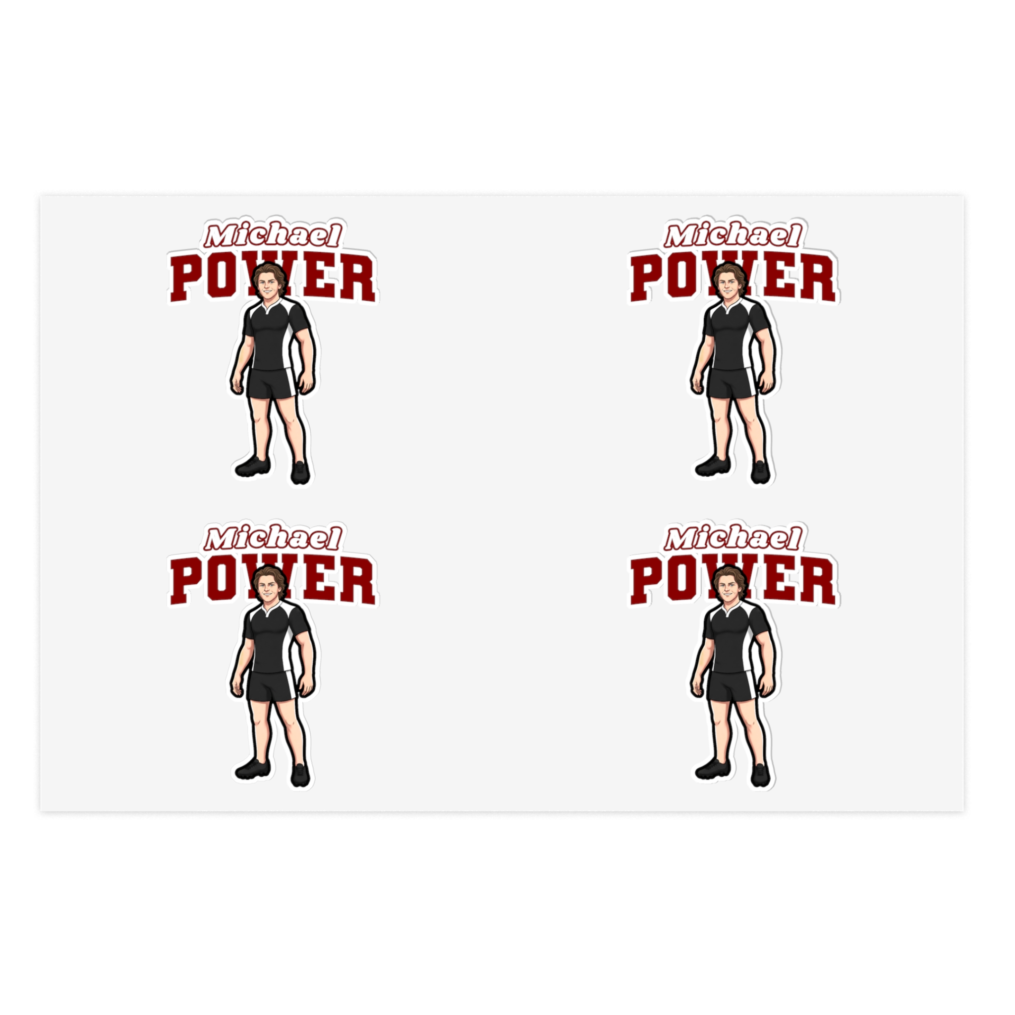 Sticker Sheet — character_name_arch in Classic