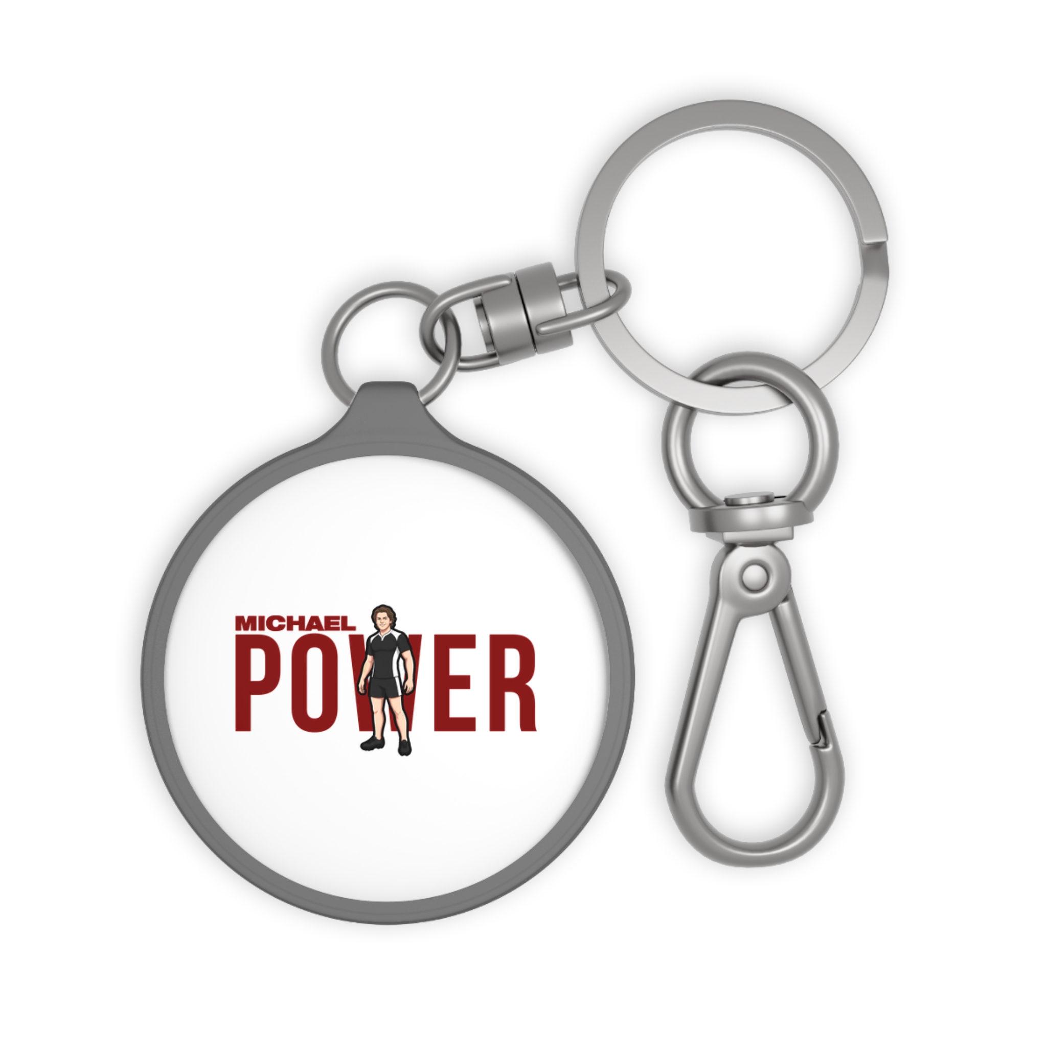 Keychain — character_player_name in Grey