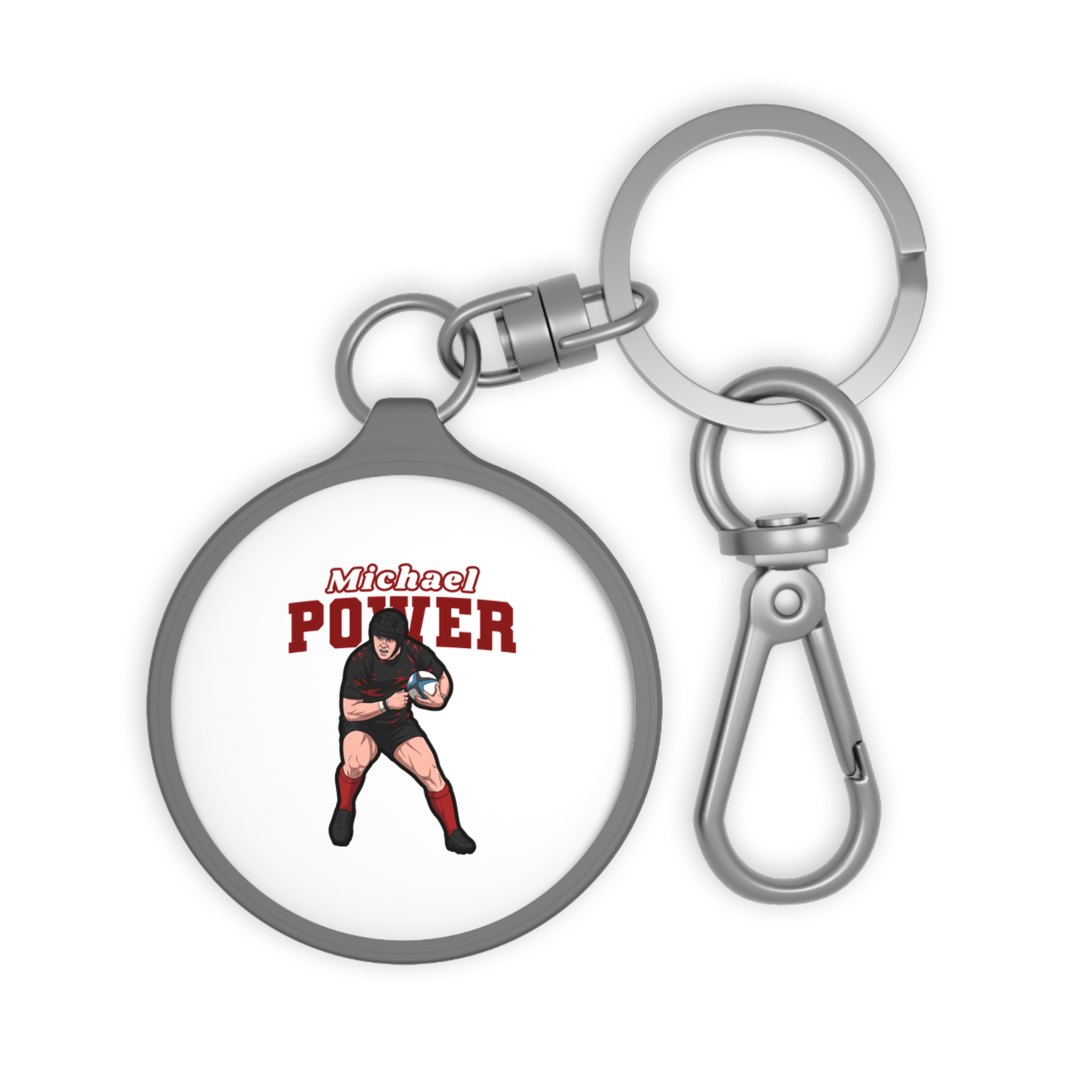 Keychain — character_name_arch in Grey