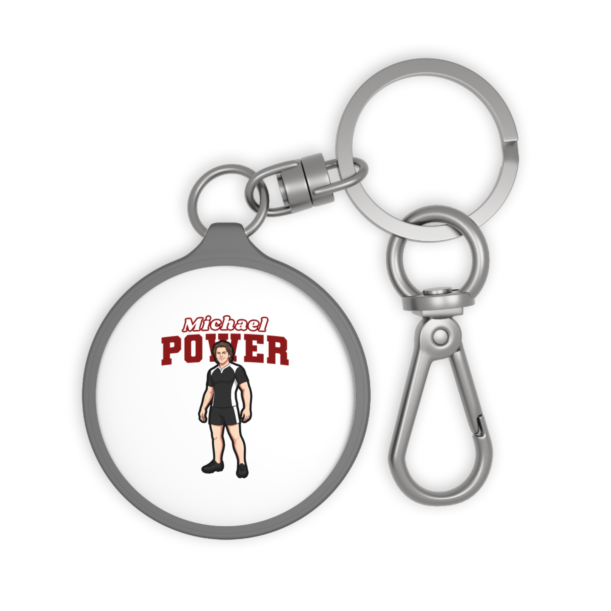 Keychain — character_name_arch in Grey