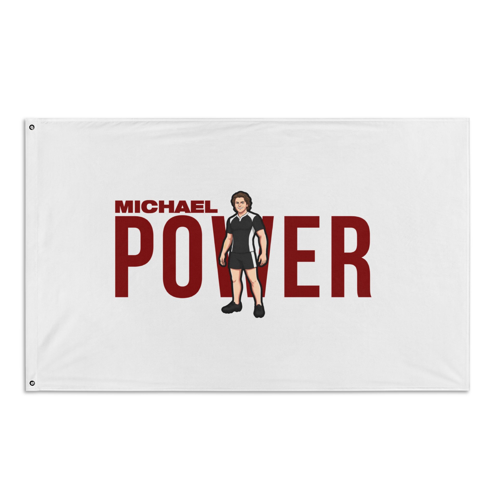 Flag (35 × 56 in) — character_player_name in Classic