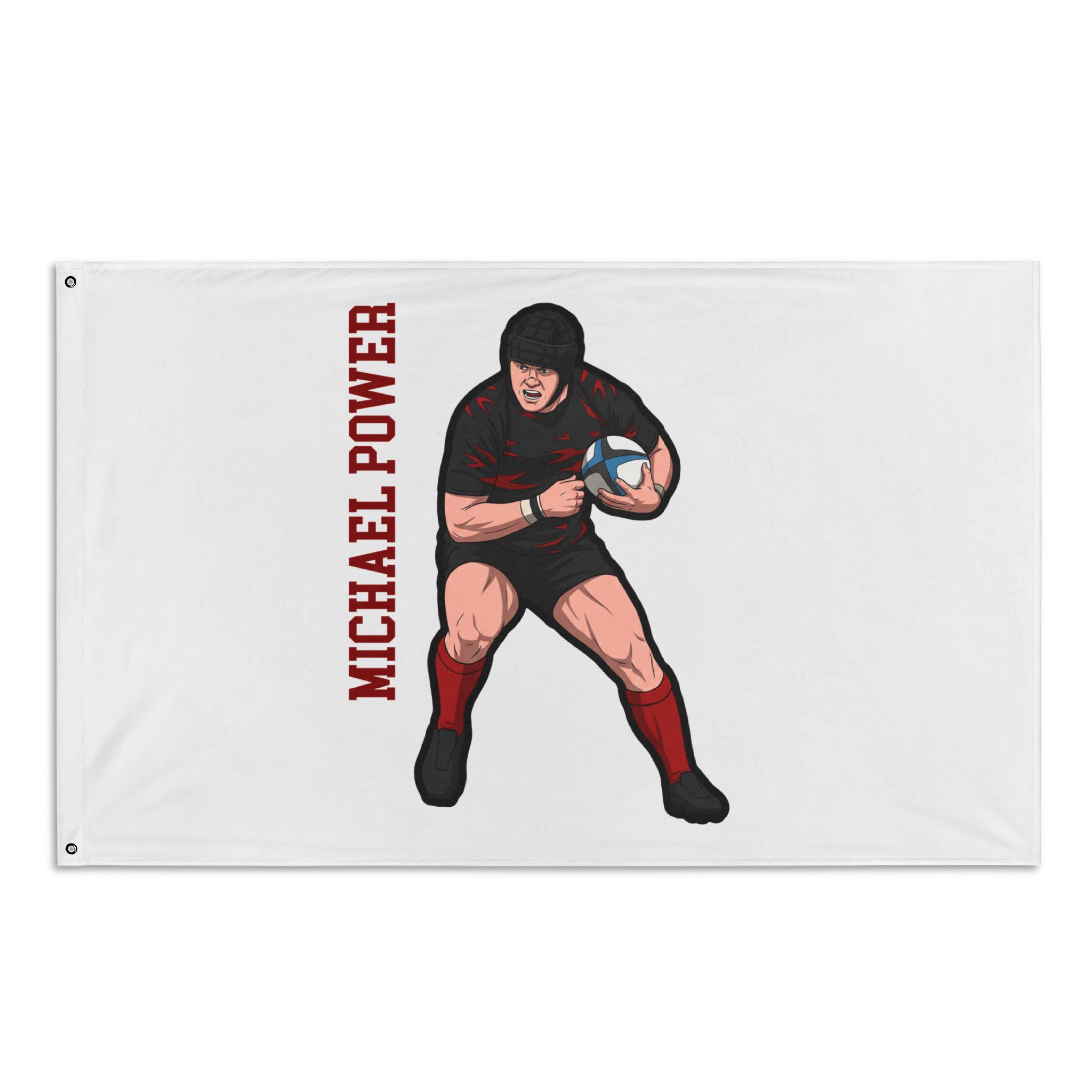 Flag (35 × 56 in) — character_name_vertical in Classic