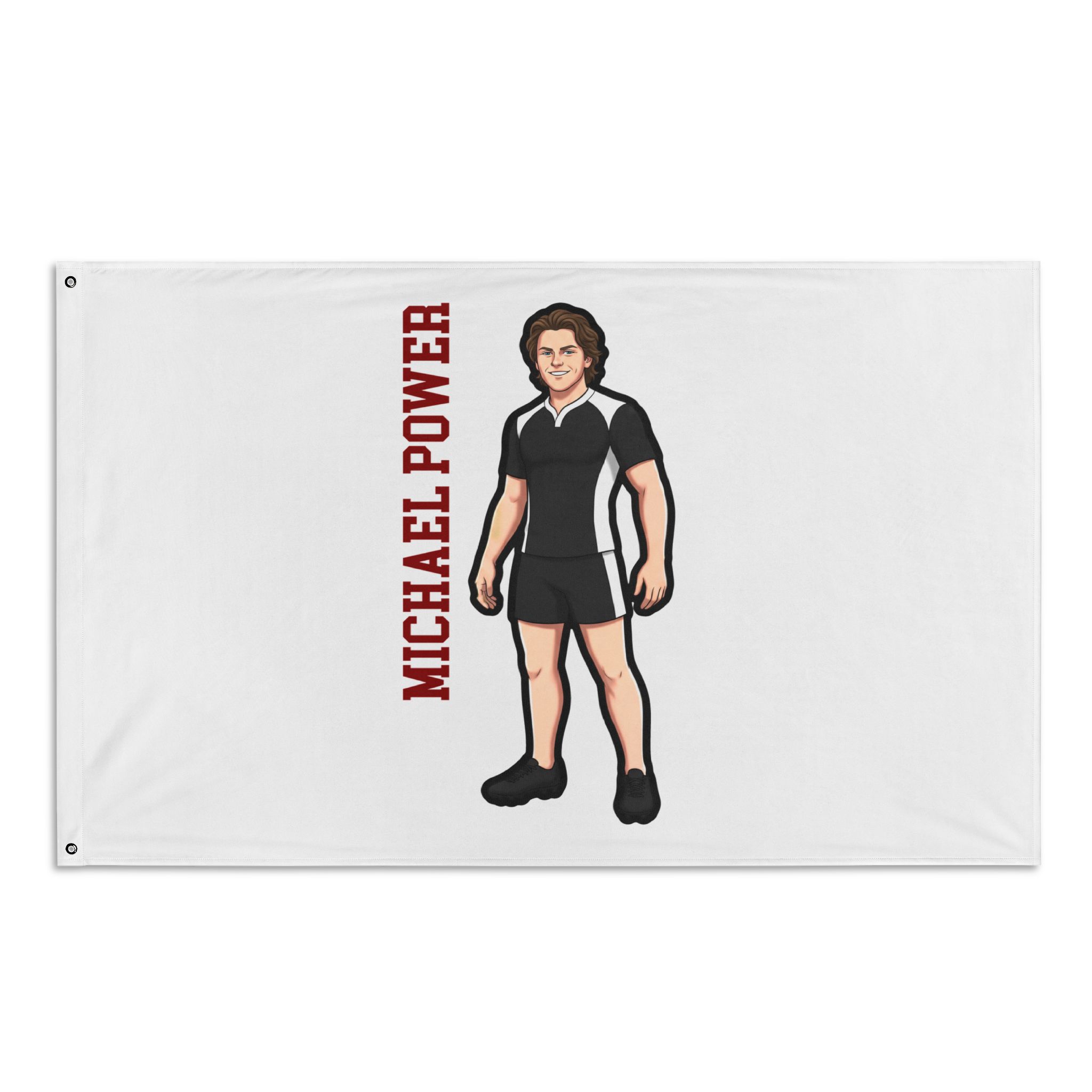 Flag (35 × 56 in) — character_name_vertical in Classic