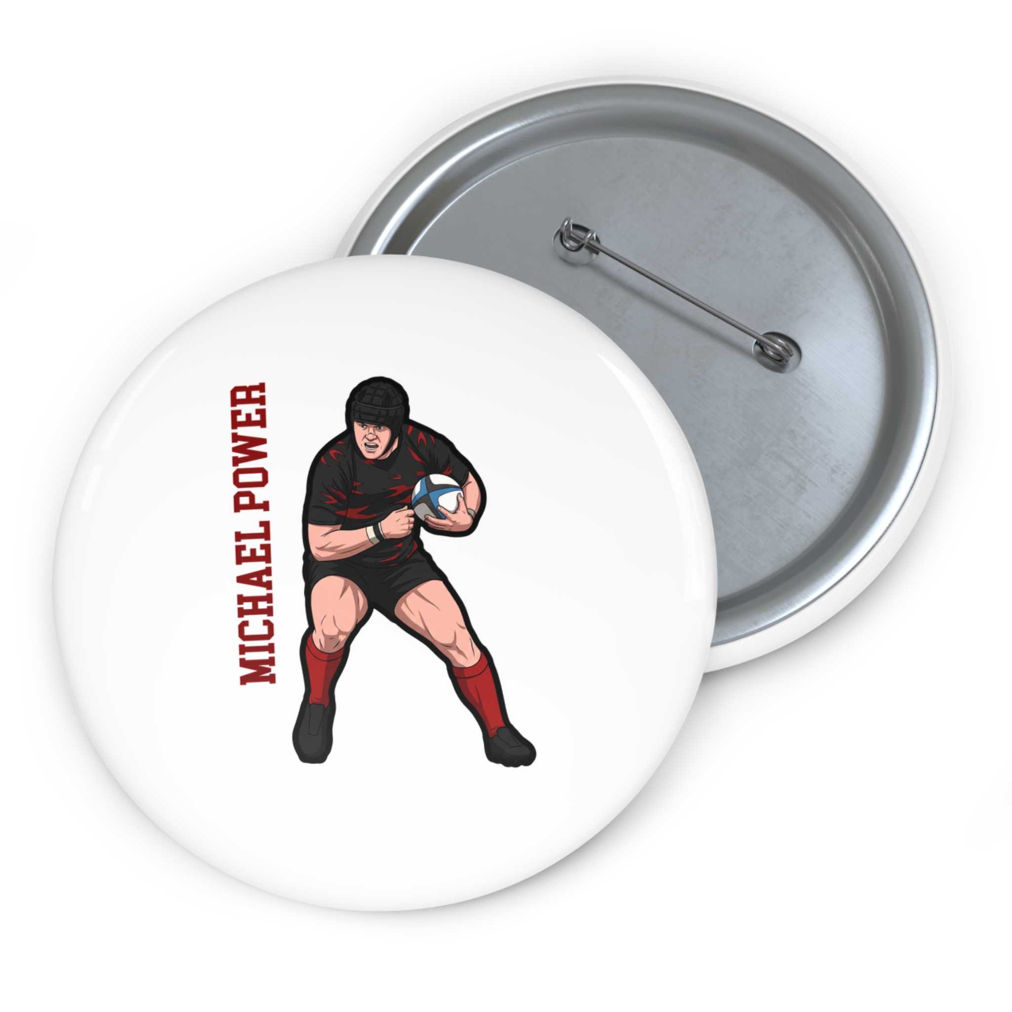 Game Day Pin — character_name_vertical in Classic