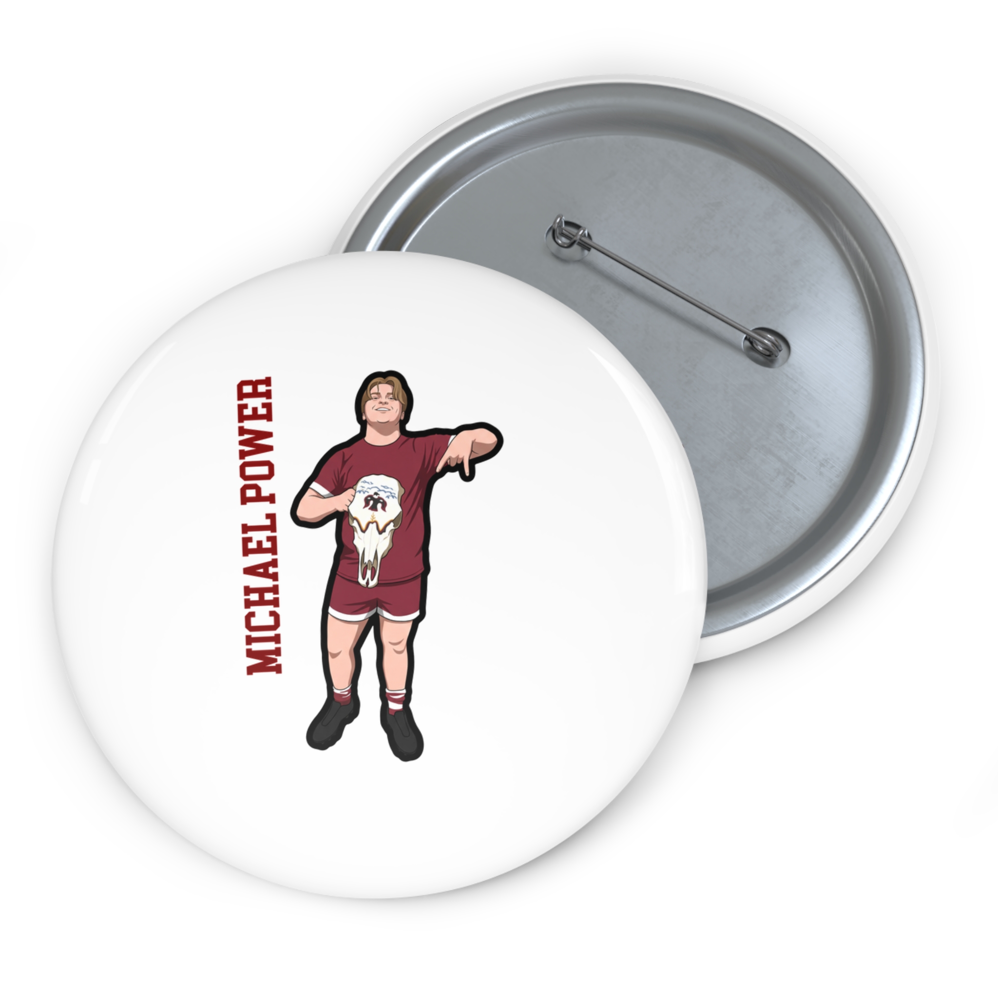 Game Day Pin — character_name_vertical in Classic
