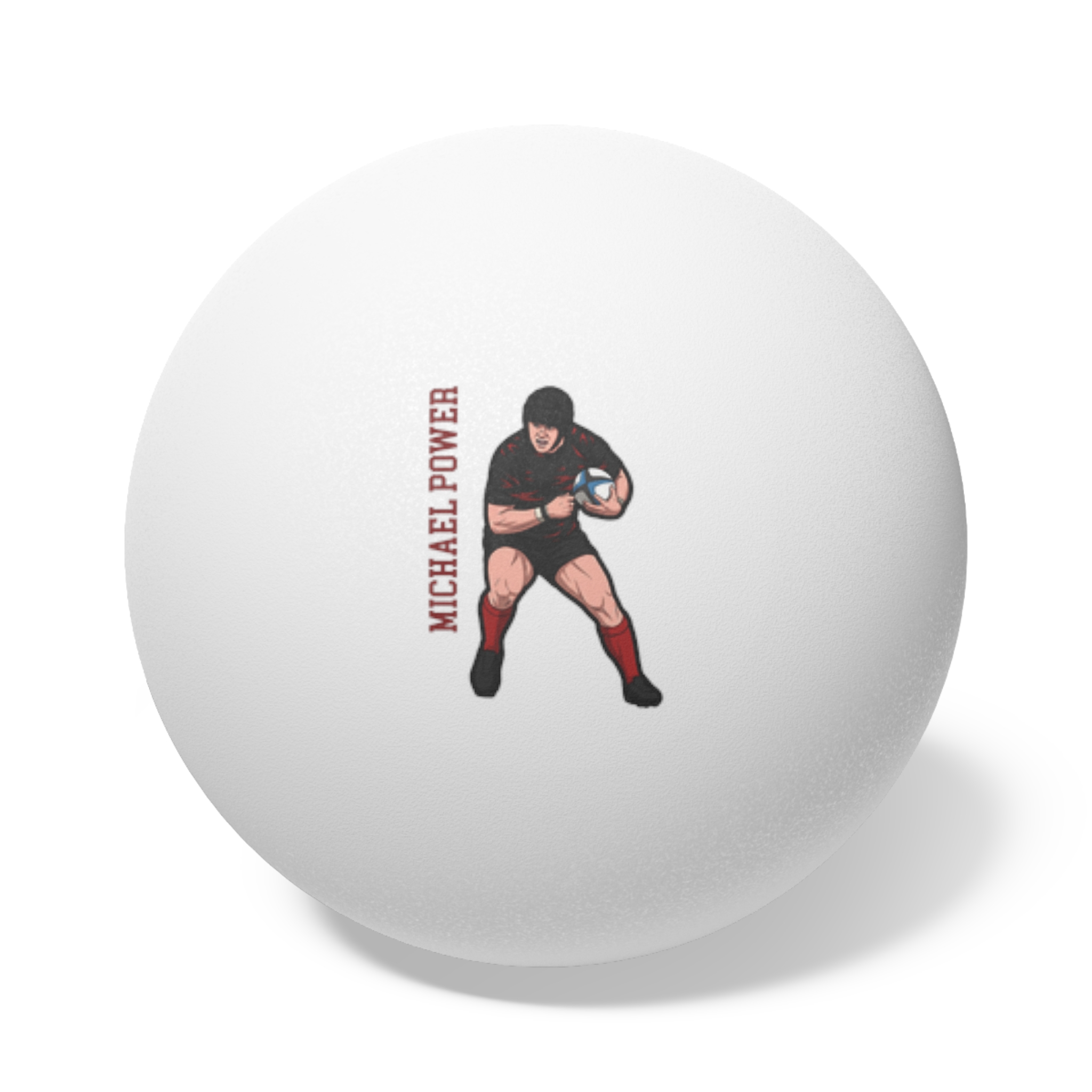 Ping Pong Balls, 6 pcs — character_name_vertical in White
