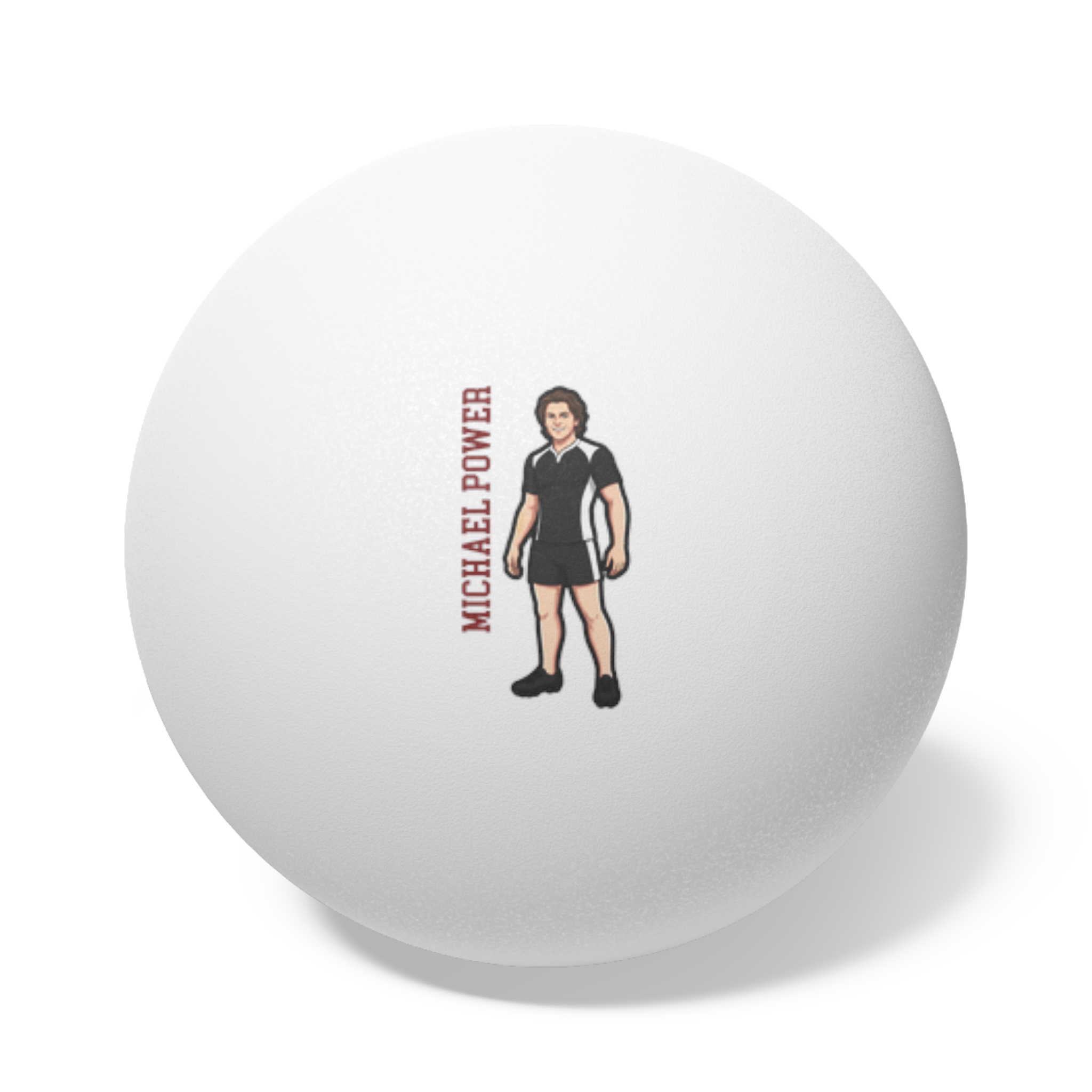 Ping Pong Balls, 6 pcs — character_name_vertical in White
