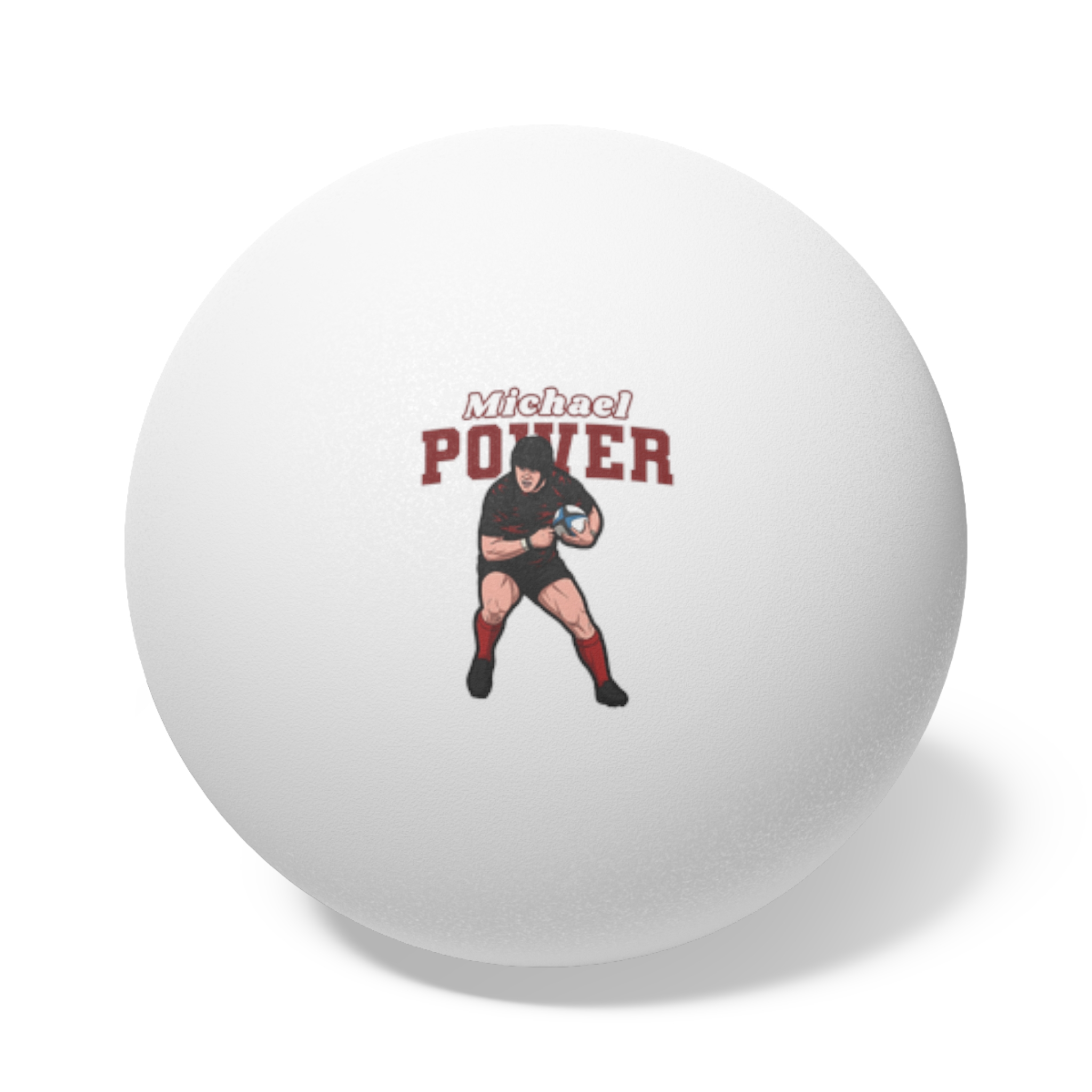 Ping Pong Balls, 6 pcs — character_name_arch in White
