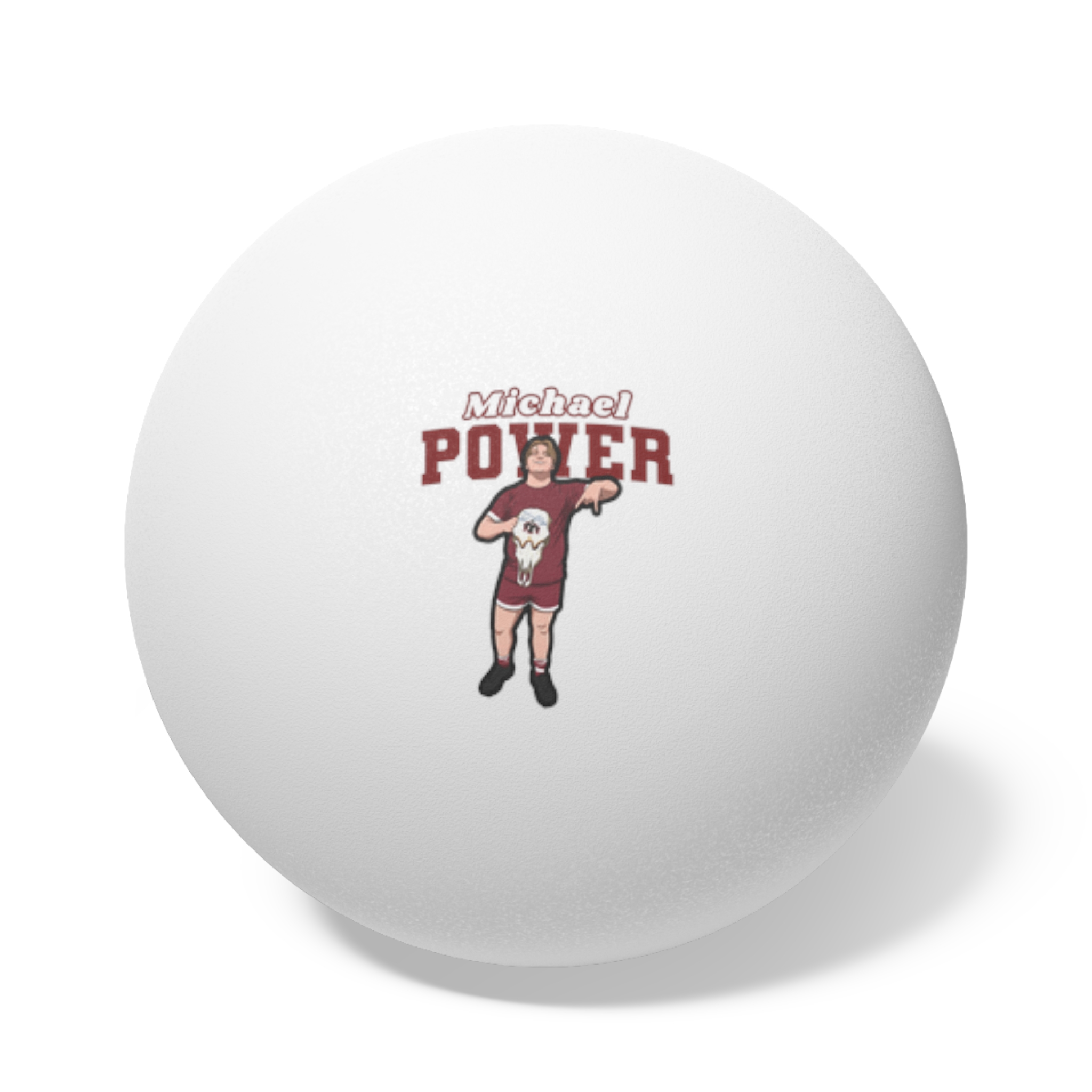 Ping Pong Balls, 6 pcs — character_name_arch in White