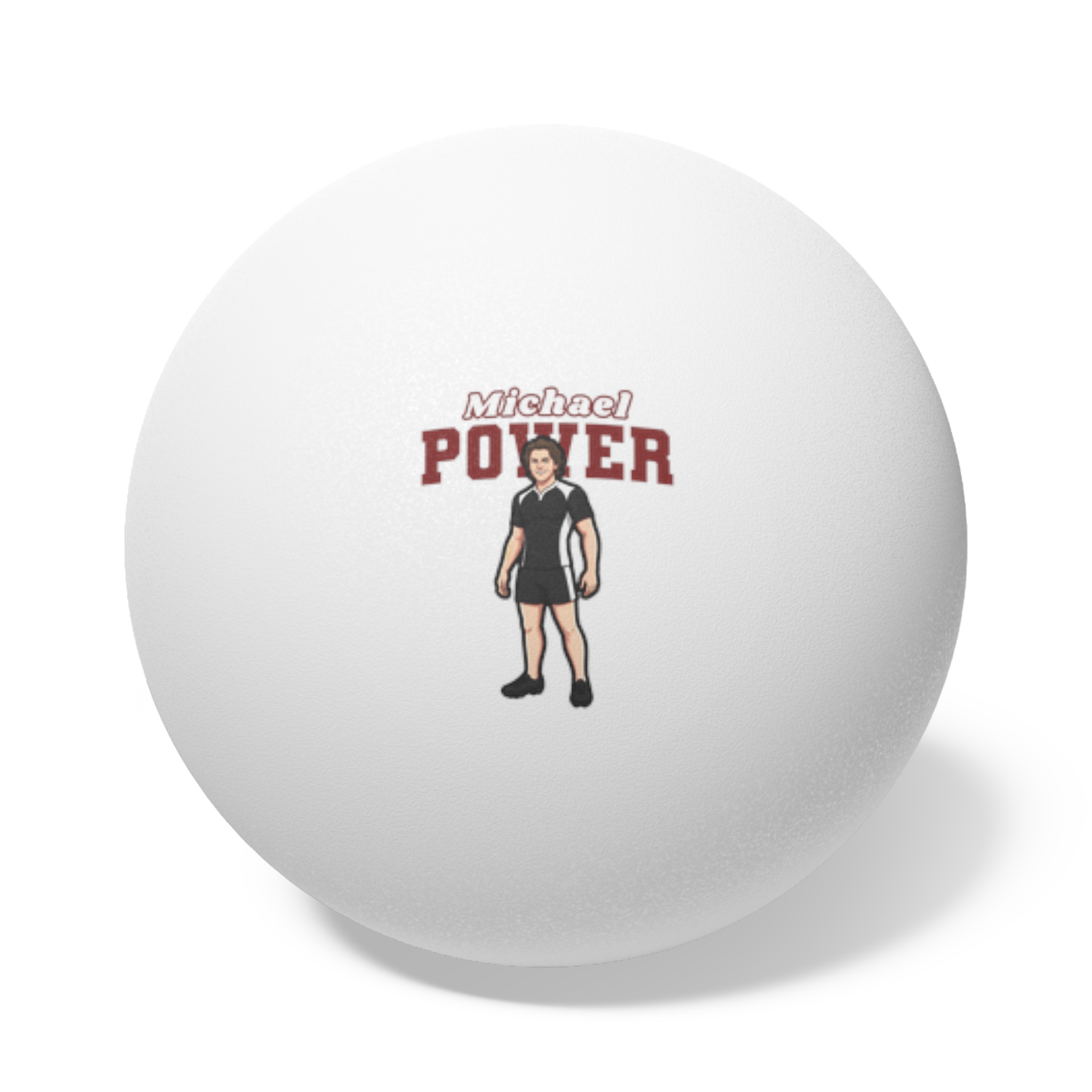 Ping Pong Balls, 6 pcs — character_name_arch in White