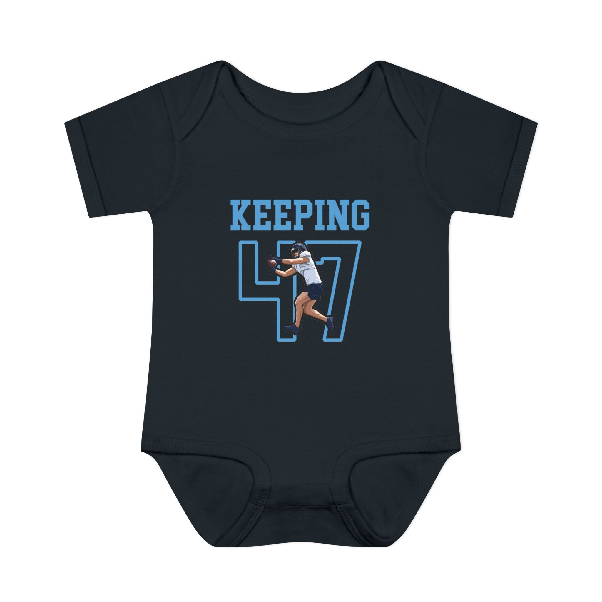 Baby Onesie — character_shirsey in Black