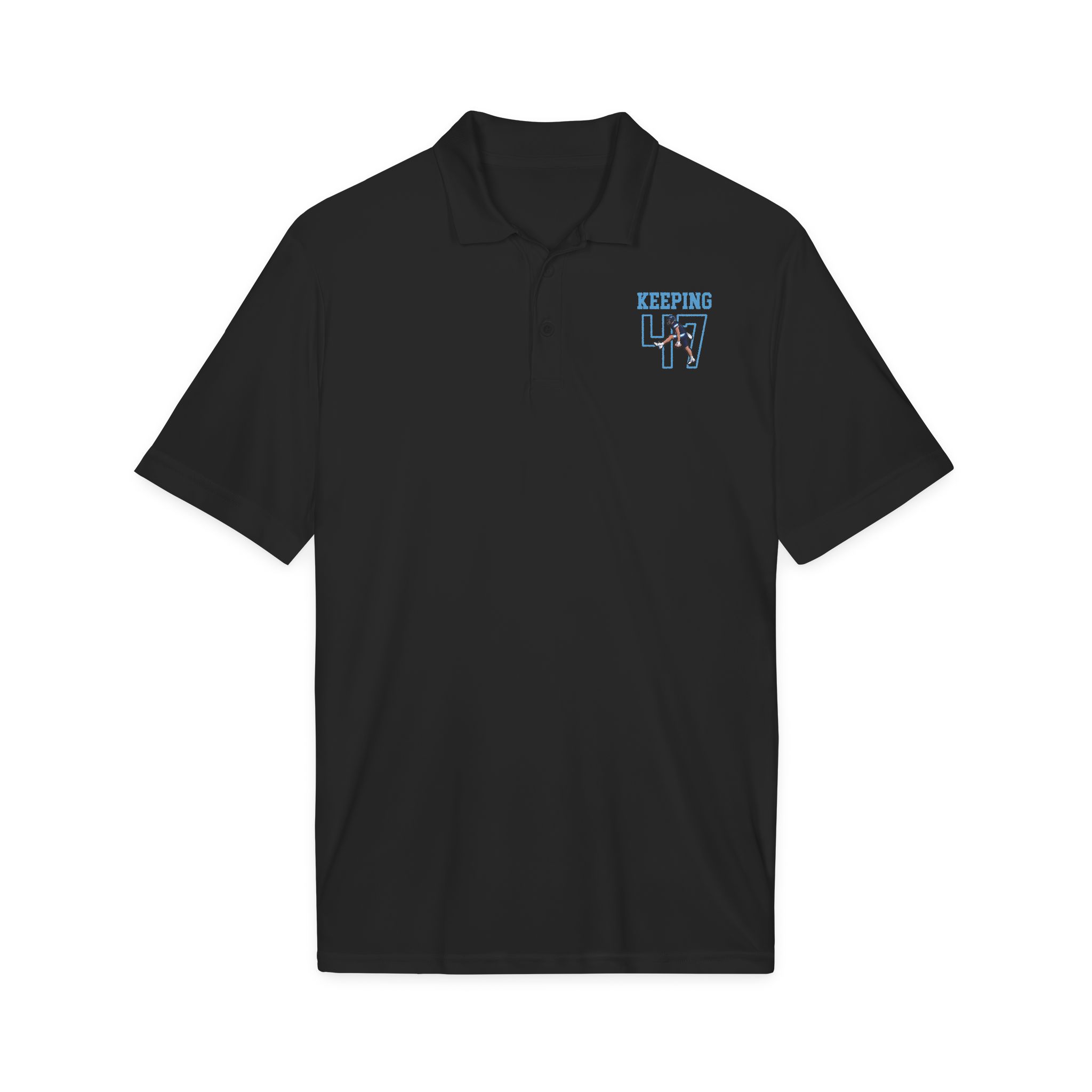 Polo — character_shirsey in Black