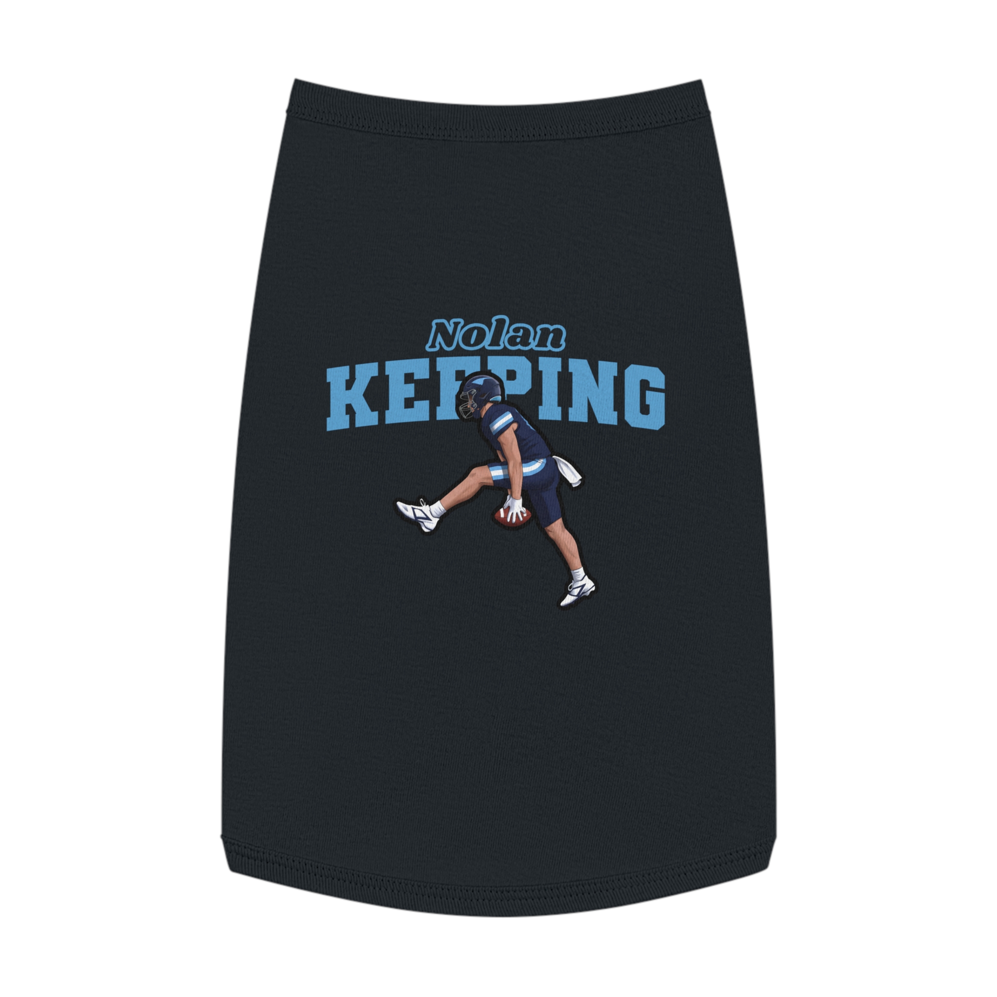 Pet Tank Top — character_name_arch in Black