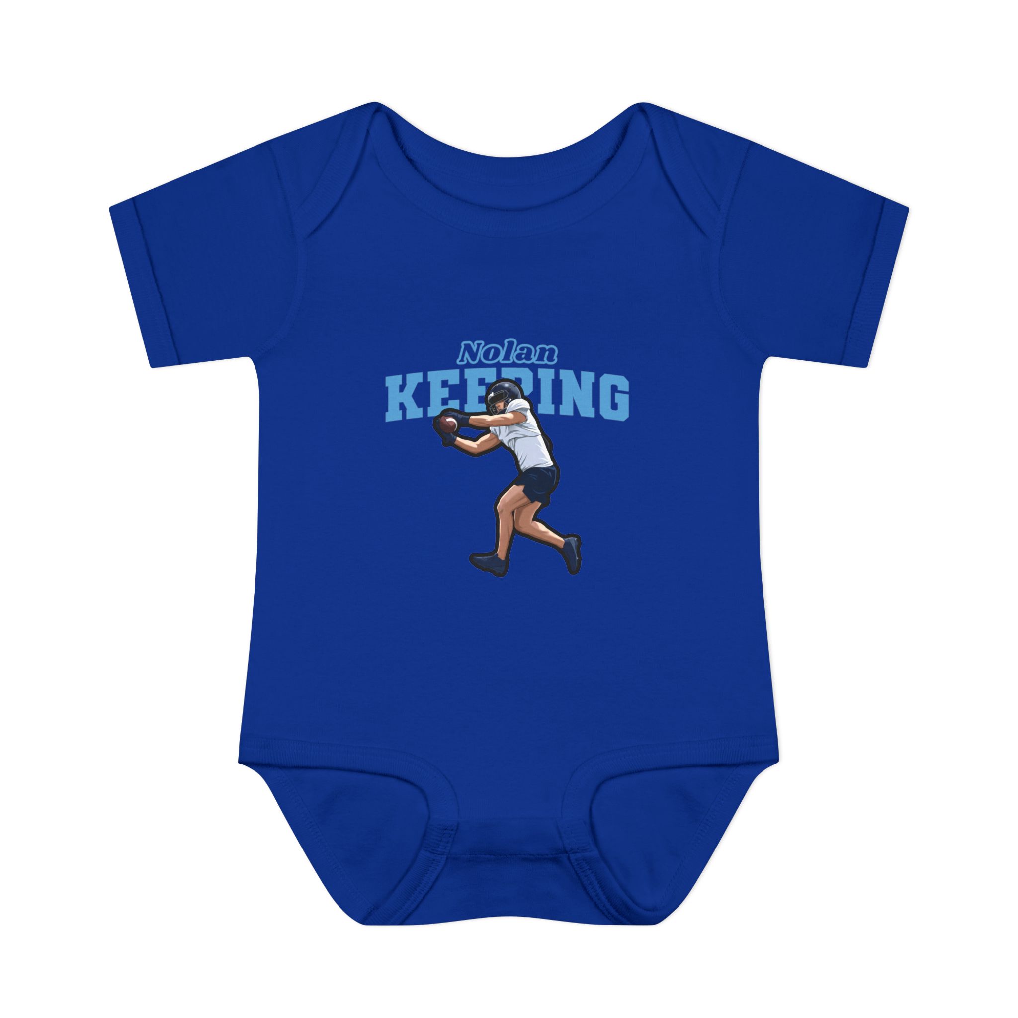 Baby Onesie — character_name_arch in Royal