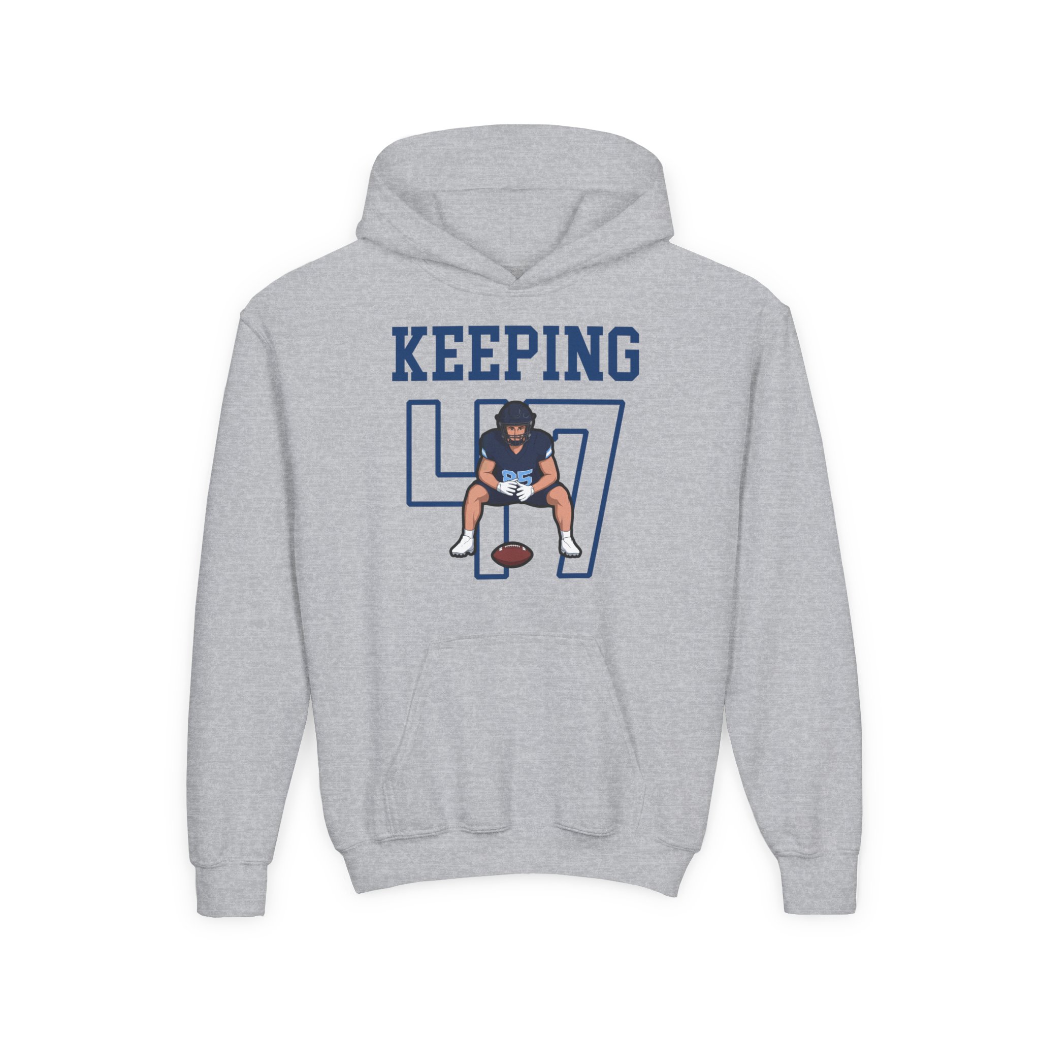Youth Hoodie — character_shirsey in Grey