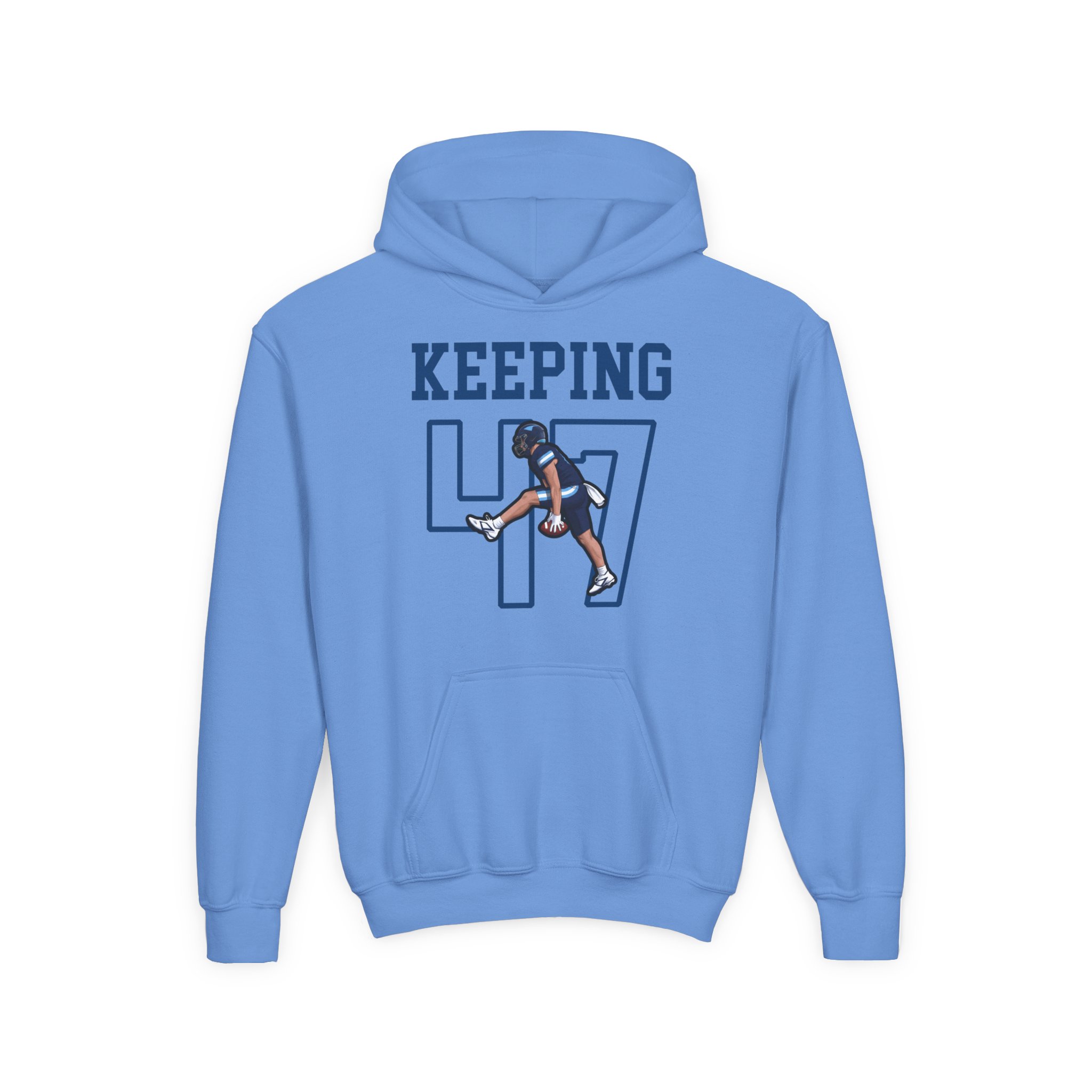 Youth Hoodie — character_shirsey in Blue