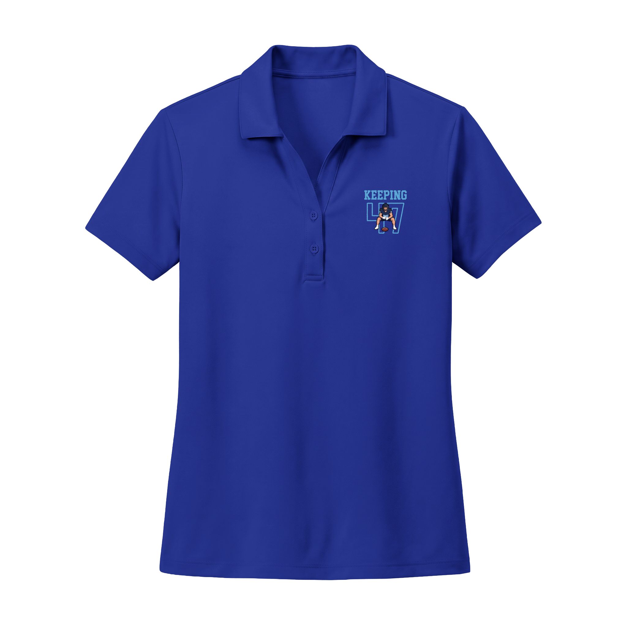 Women's Polo — character_shirsey in Royal