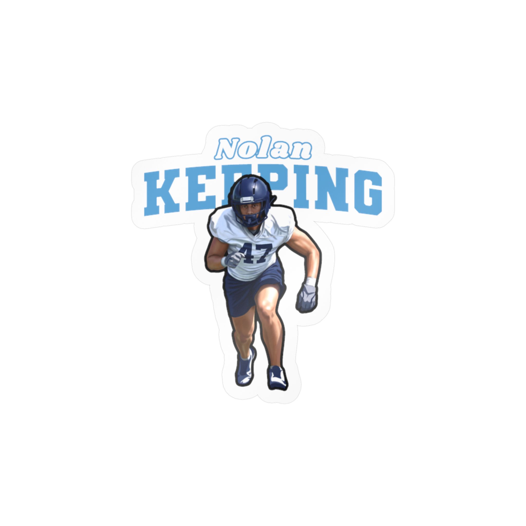 Vinyl Sticker — character_name_arch in Classic