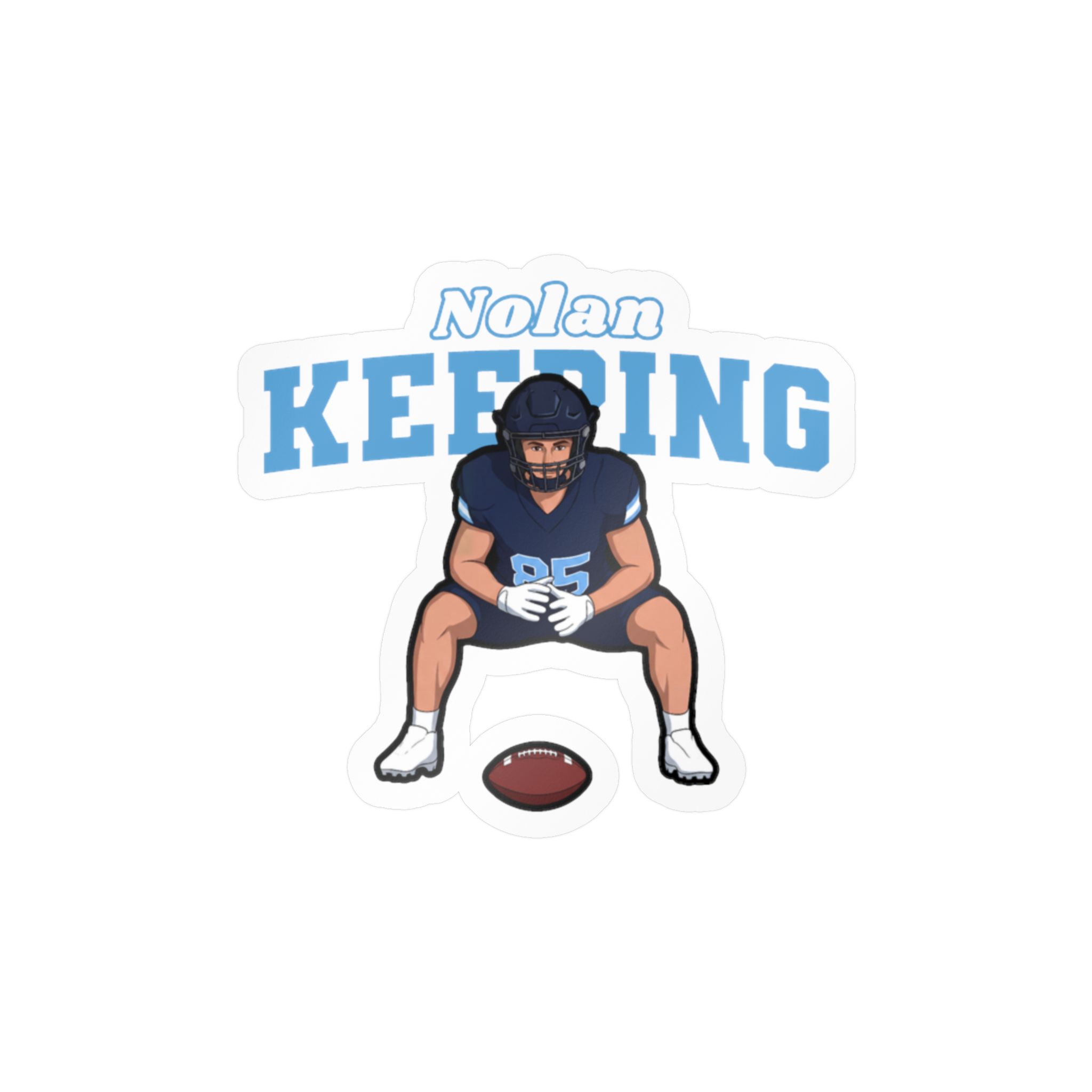 Vinyl Sticker — character_name_arch in Classic