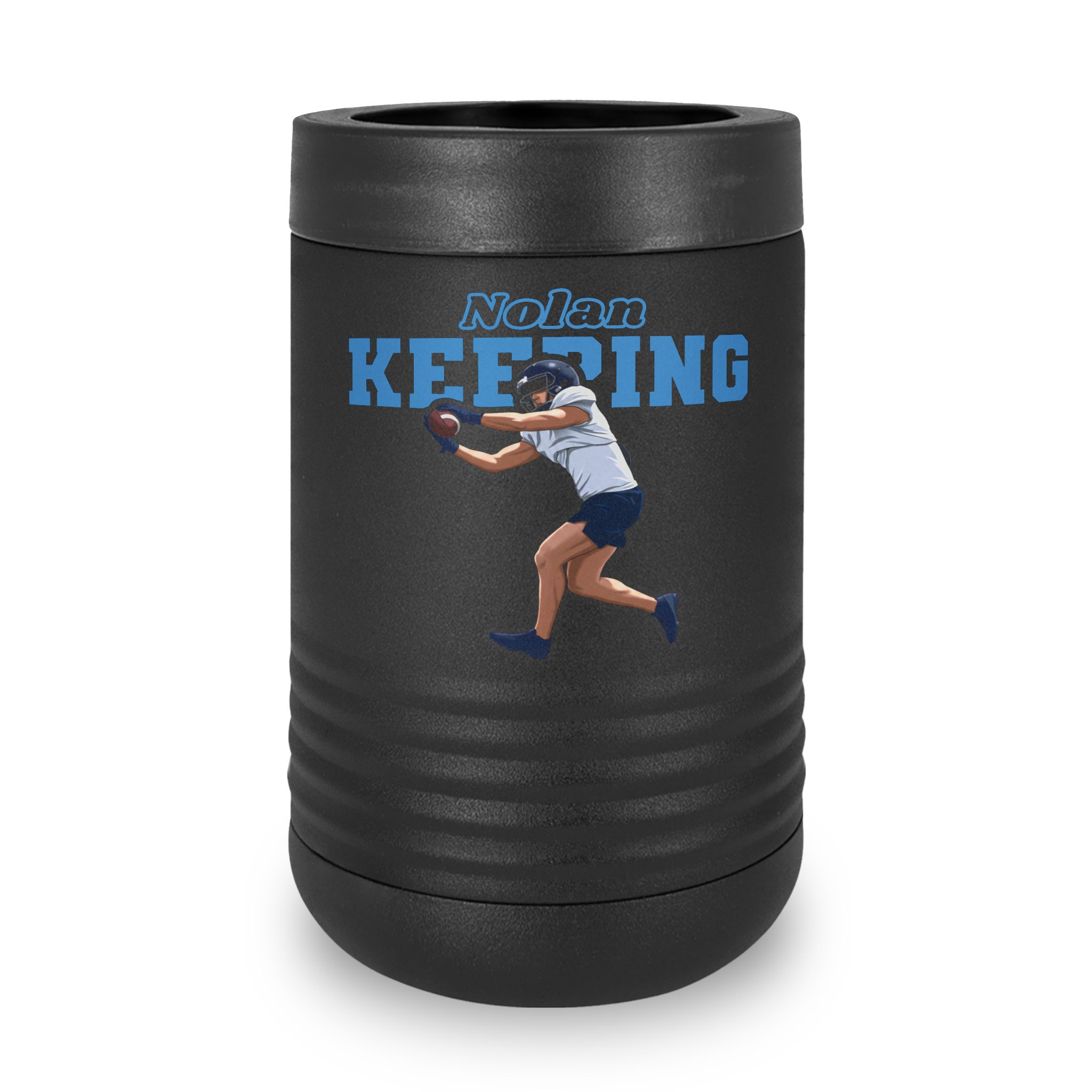 Stainless Can Cooler — character_name_arch in Black