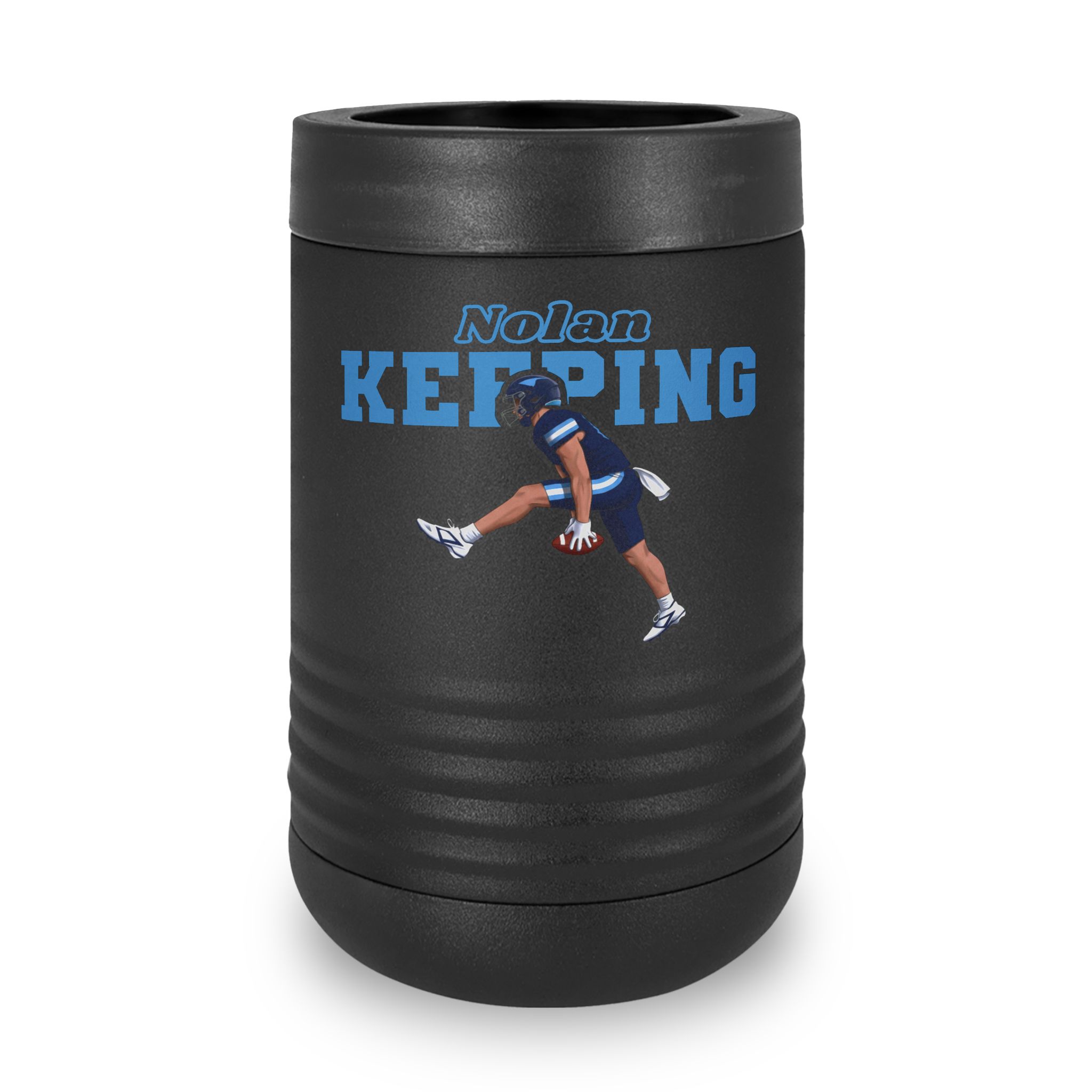 Stainless Can Cooler — character_name_arch in Black