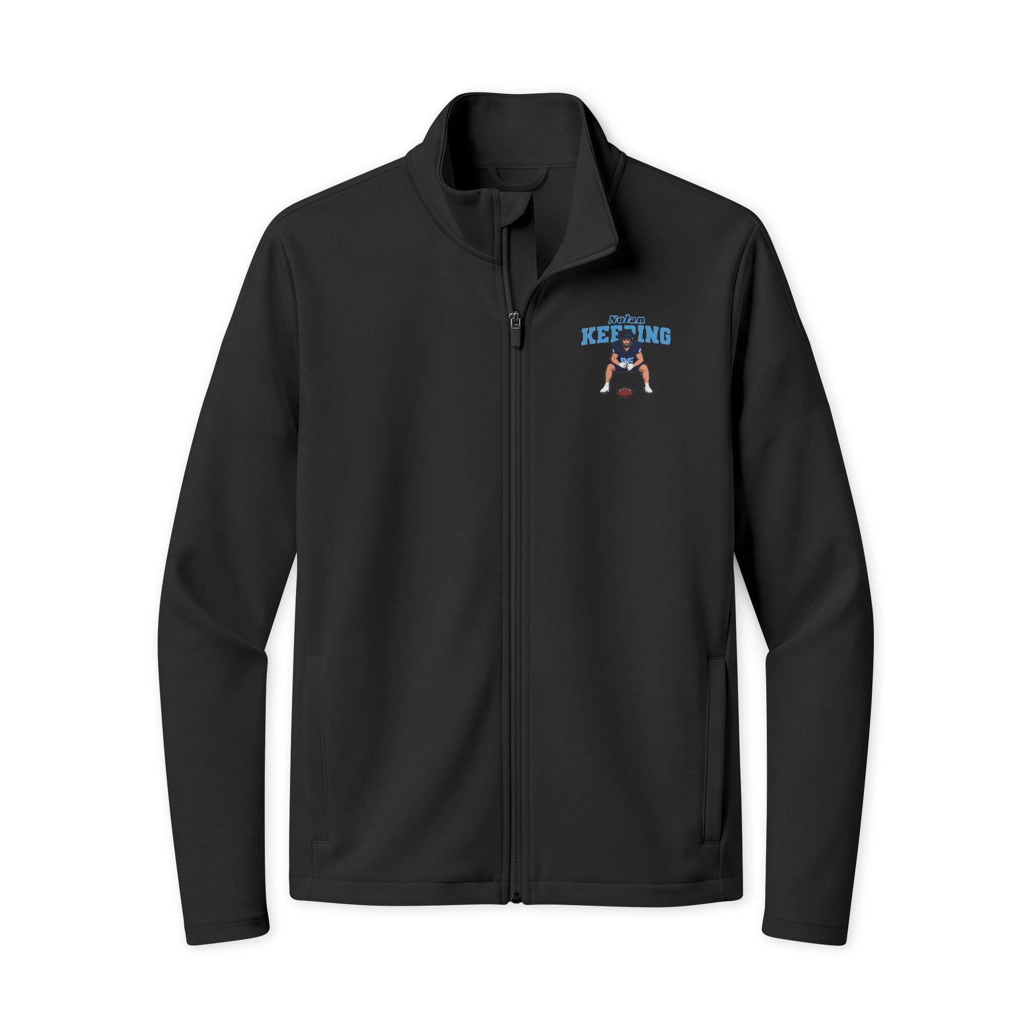 Travel Full-Zip Jacket — character_name_arch in Black/ Black