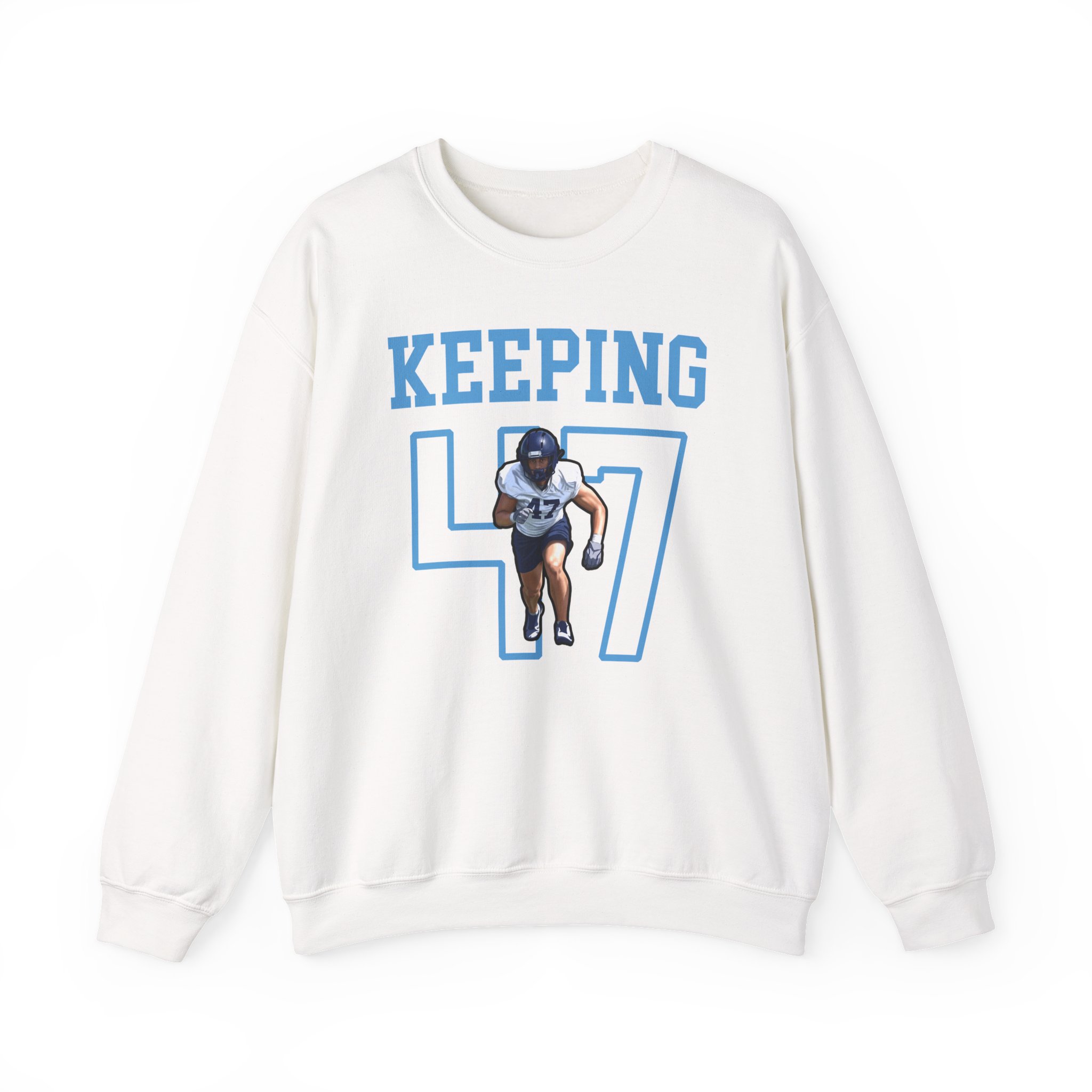 Crewneck Sweatshirt — character_shirsey in White