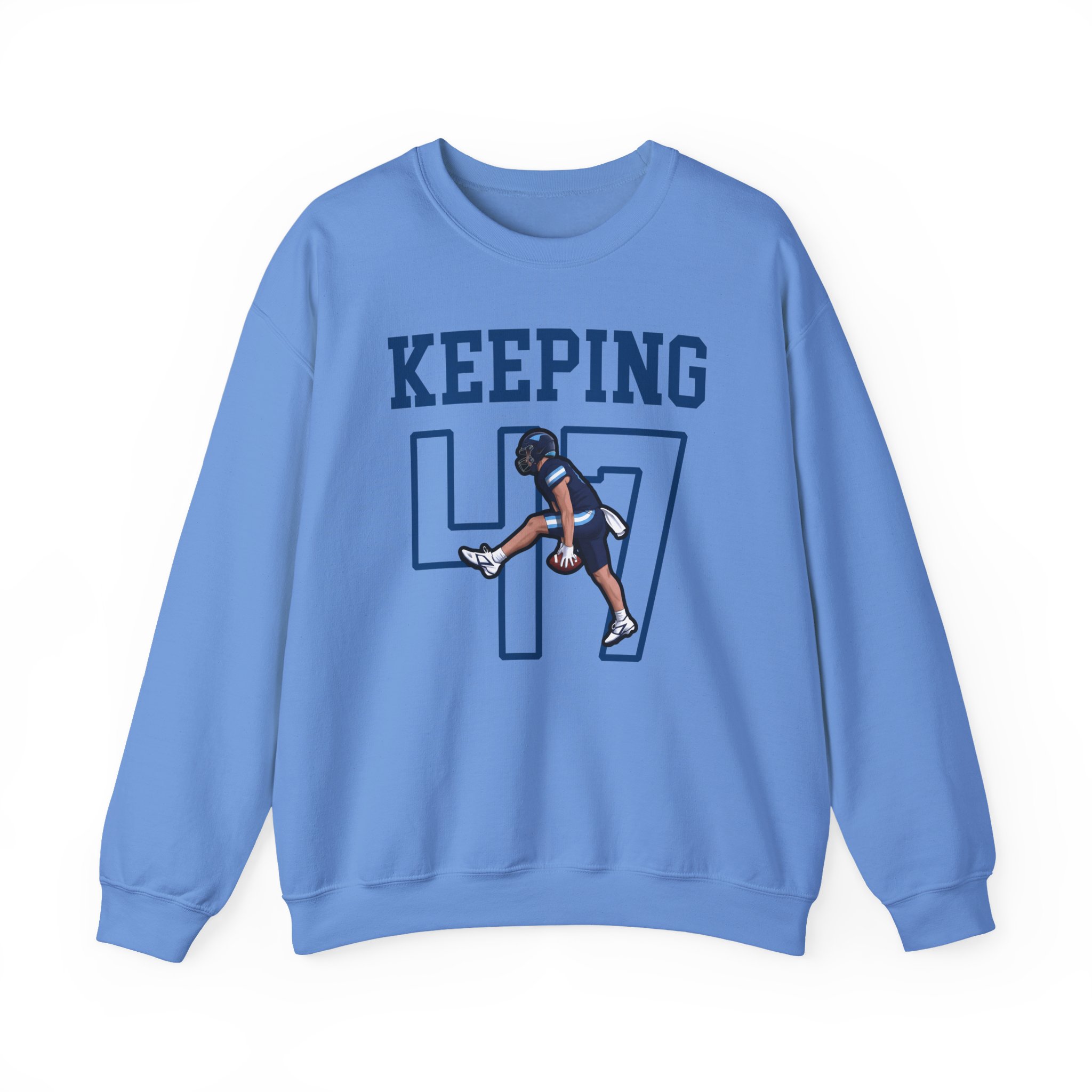 Crewneck Sweatshirt — character_shirsey in Blue