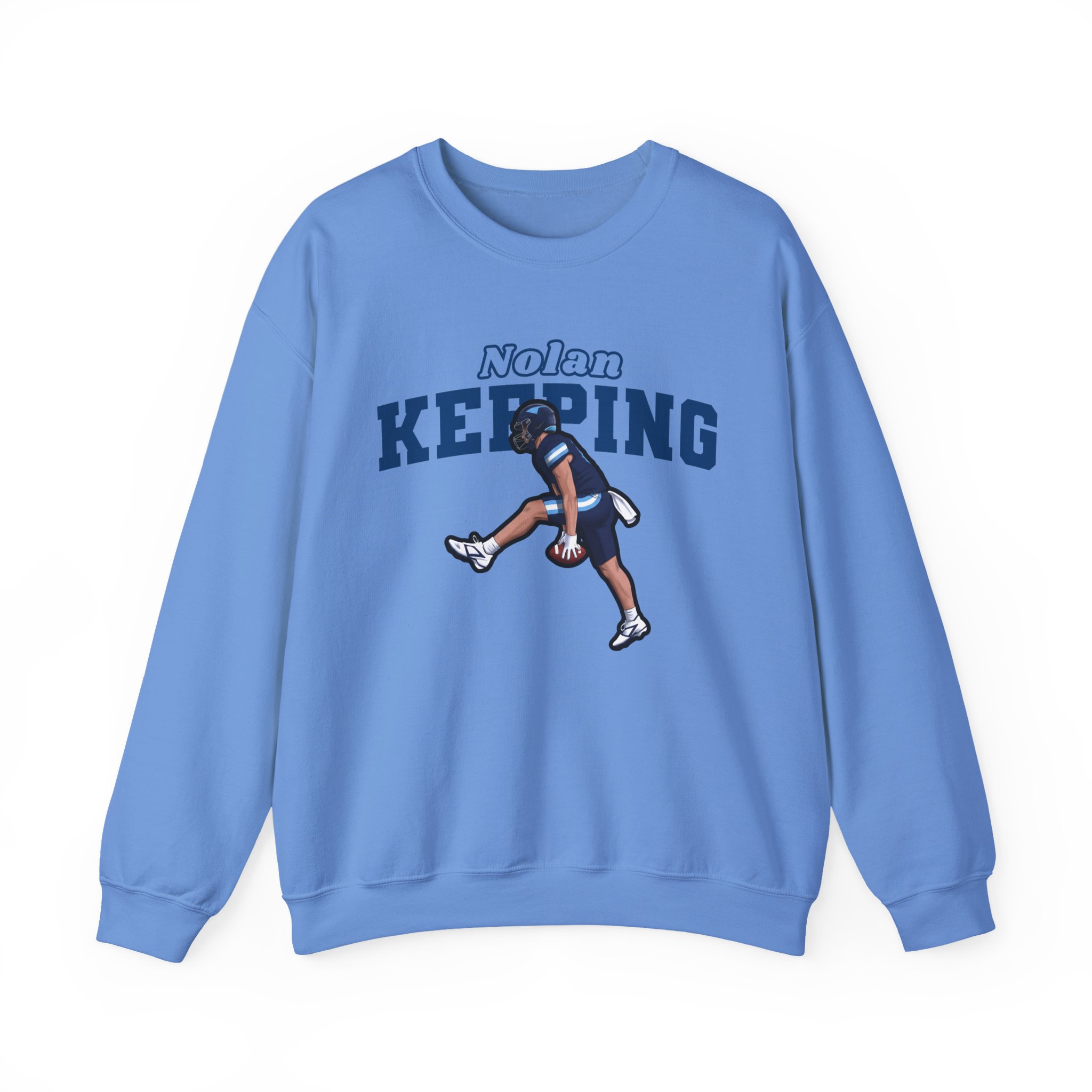 Crewneck Sweatshirt — character_name_arch in Blue