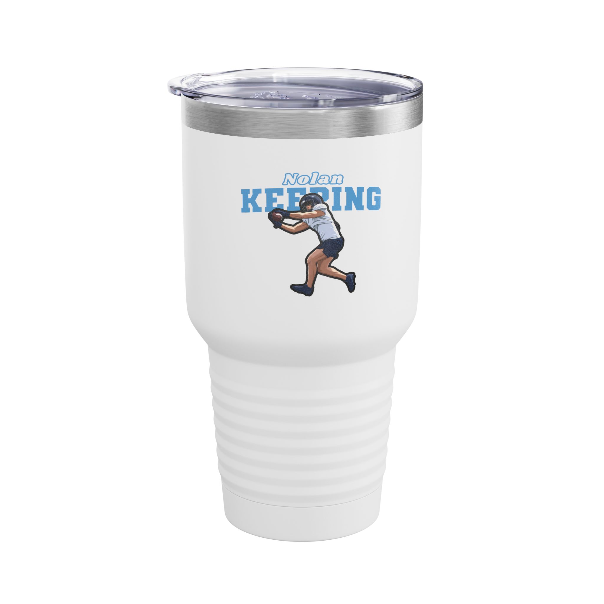 30oz Tumbler — character_name_arch in White