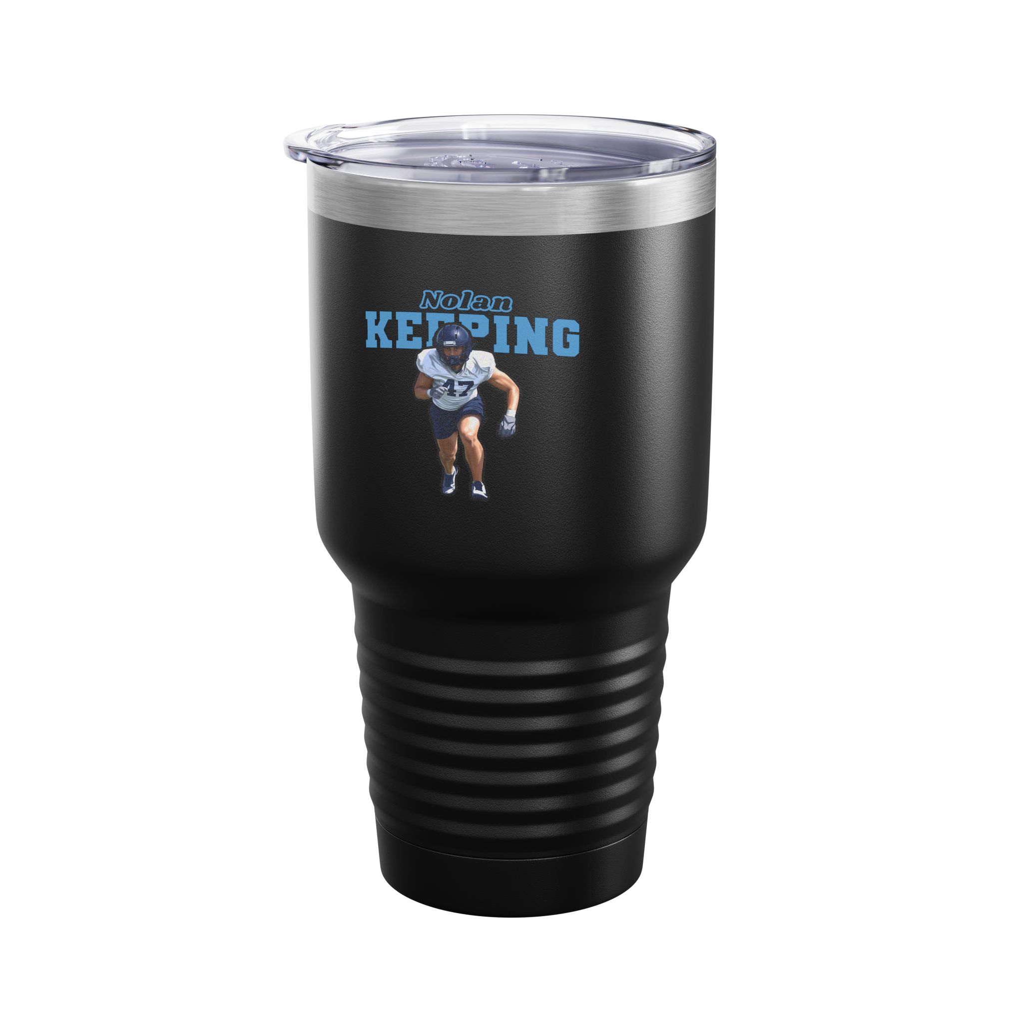 30oz Tumbler — character_name_arch in Black