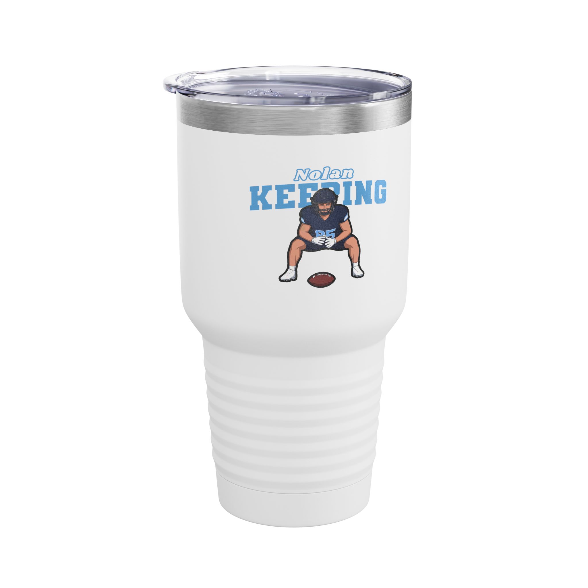 30oz Tumbler — character_name_arch in White