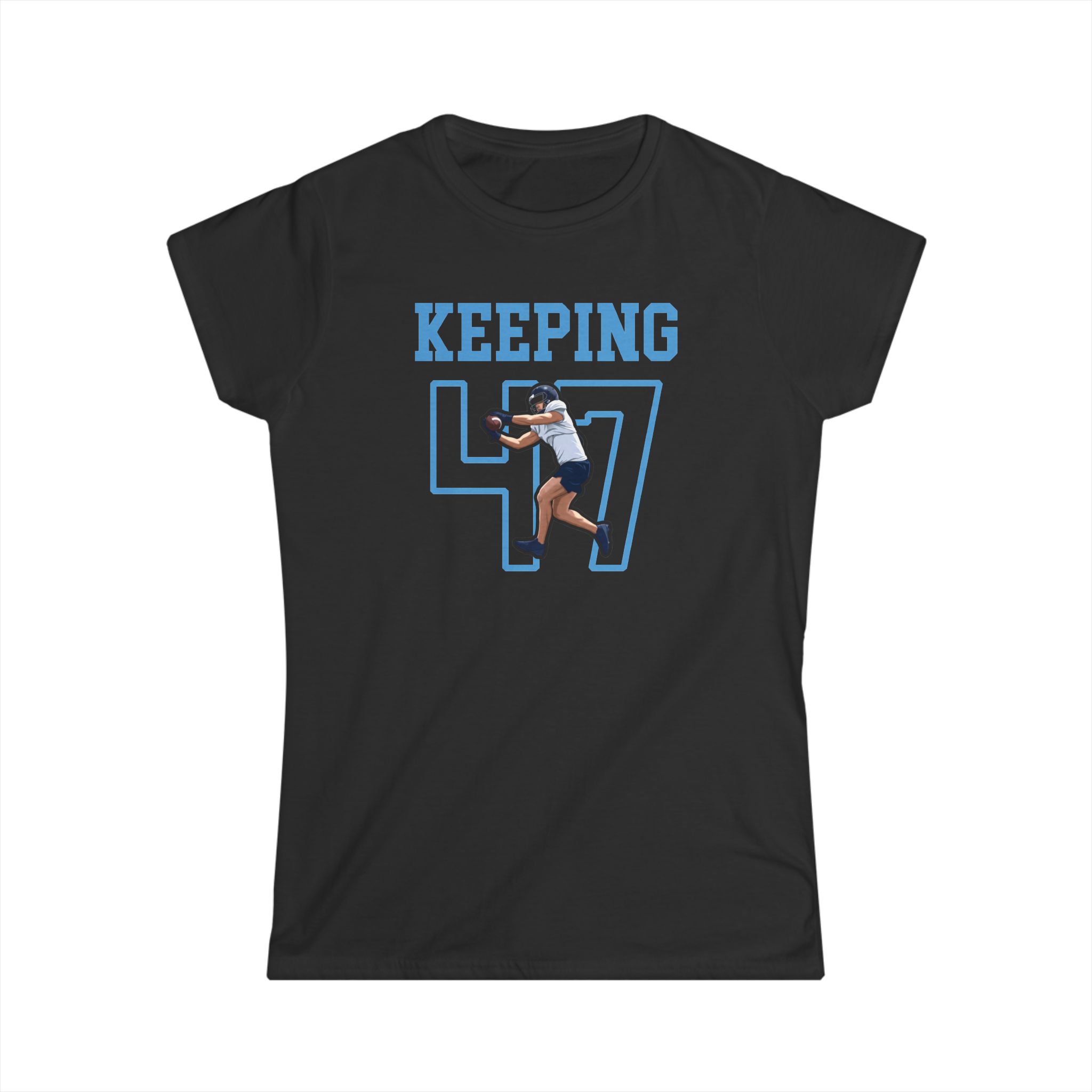 Women's Softstyle Tee — character_shirsey in Black