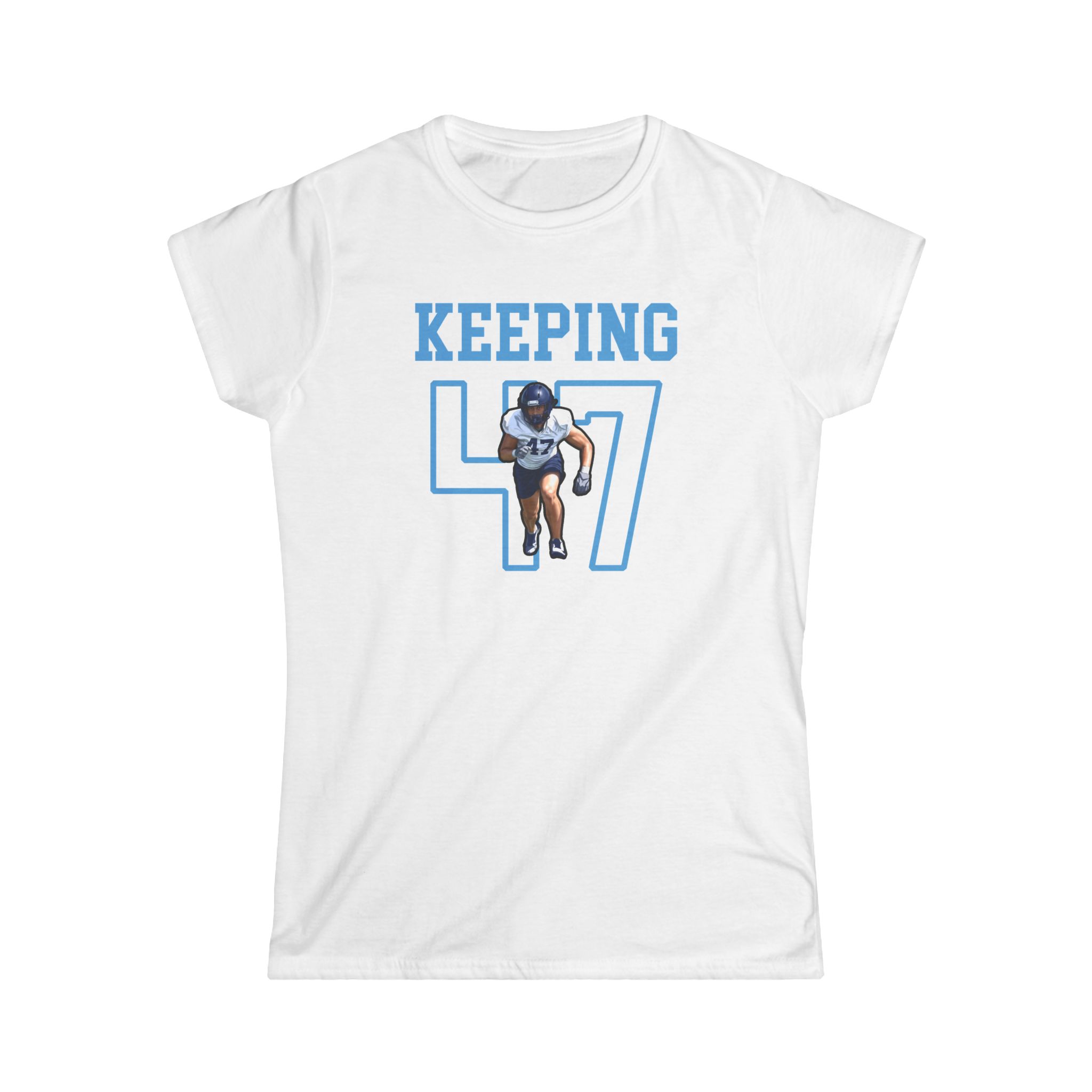 Women's Softstyle Tee — character_shirsey in White