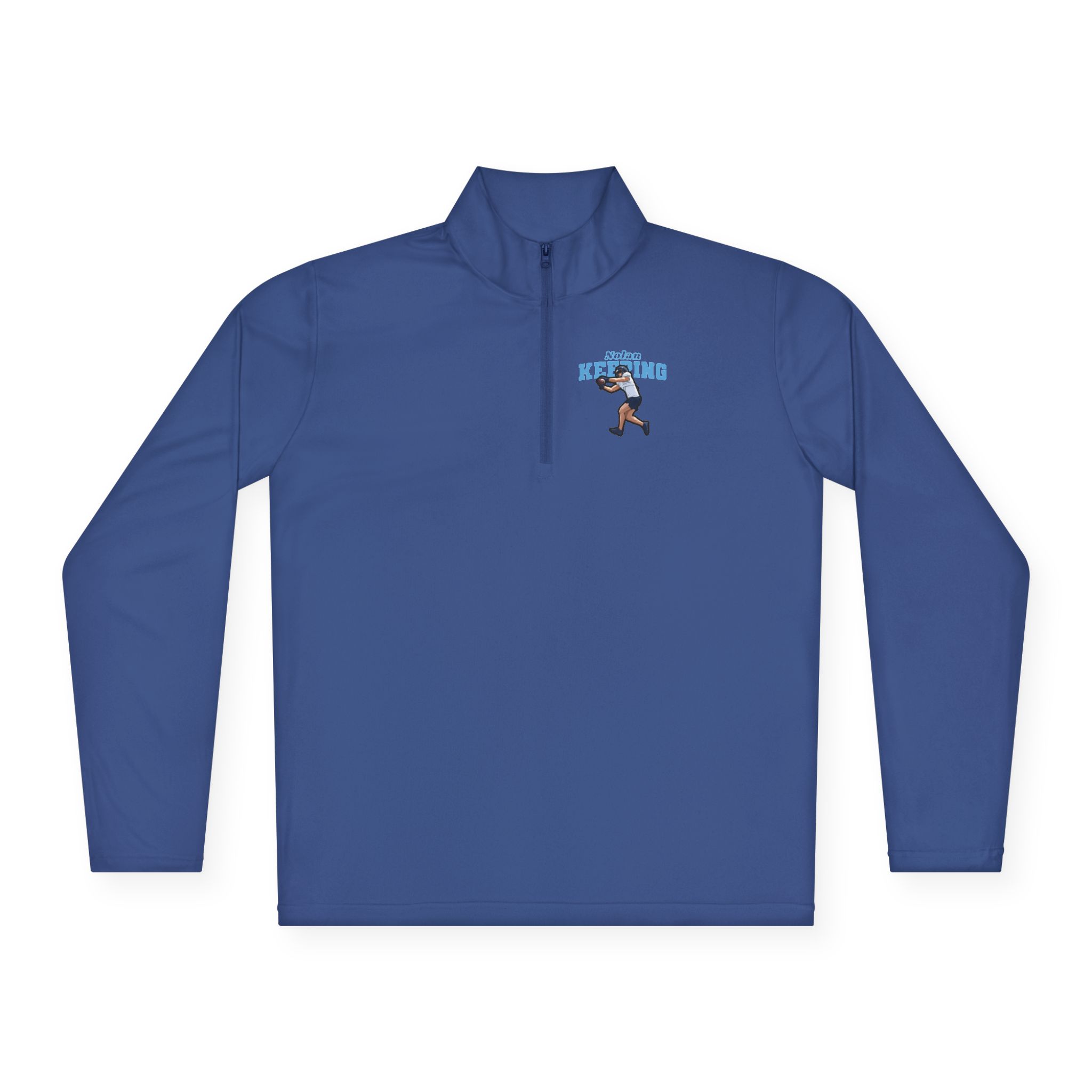Q-Zip Pullover — character_name_arch in Royal