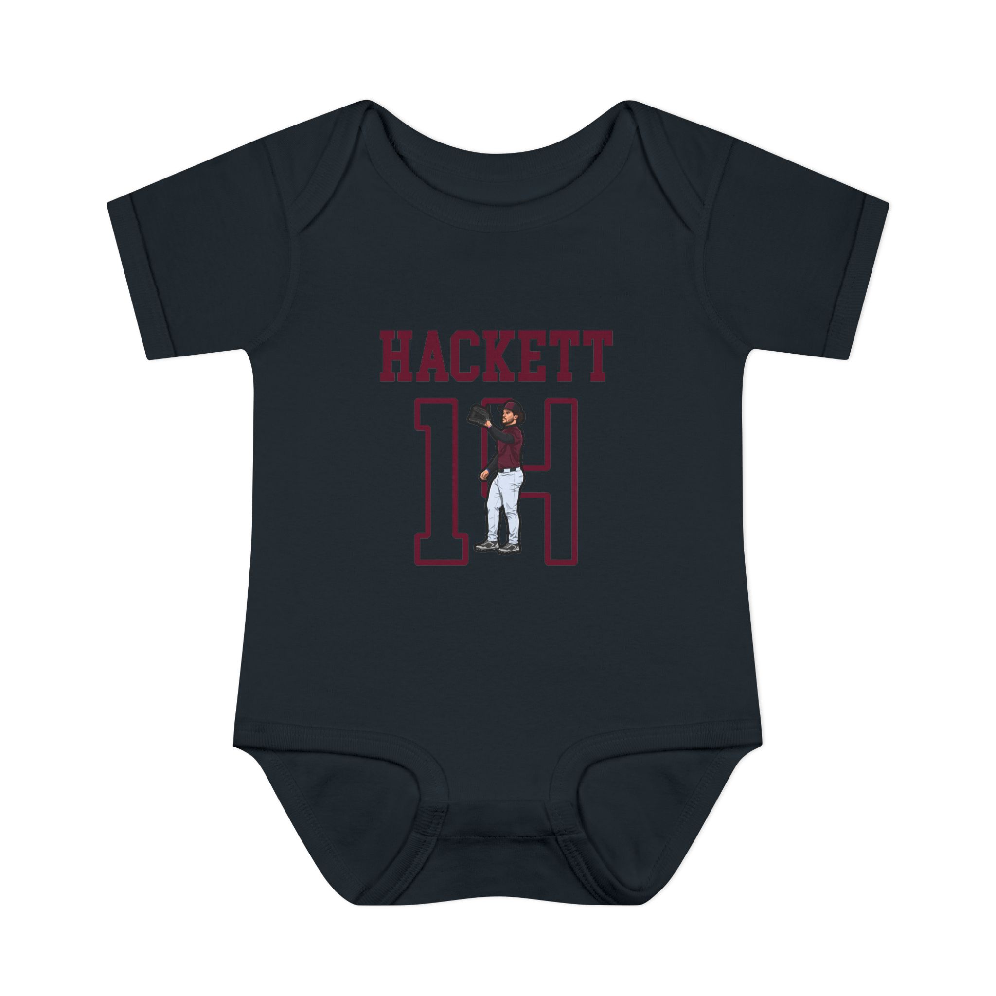 Baby Onesie — character_shirsey in Black