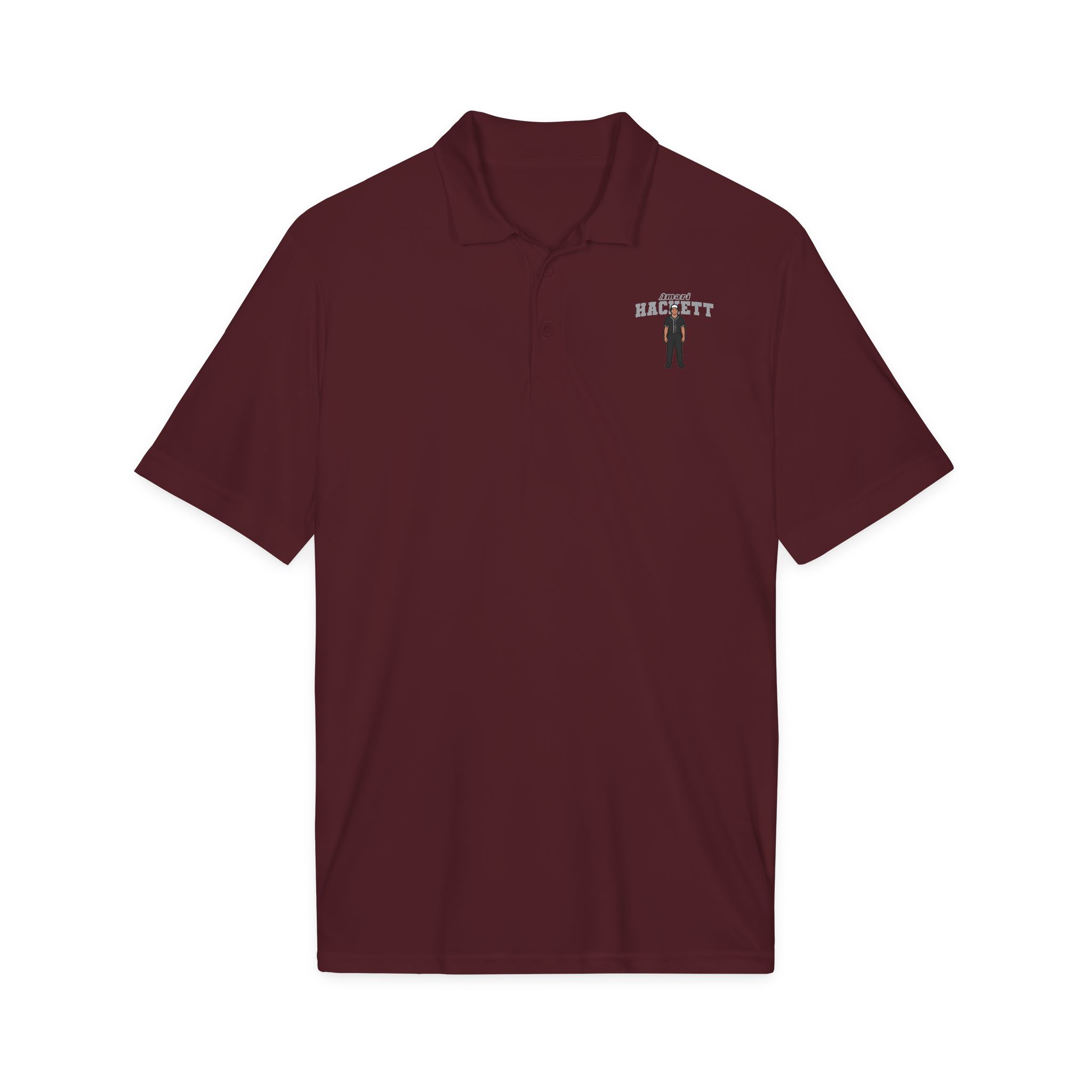 Polo — character_name_arch in Maroon
