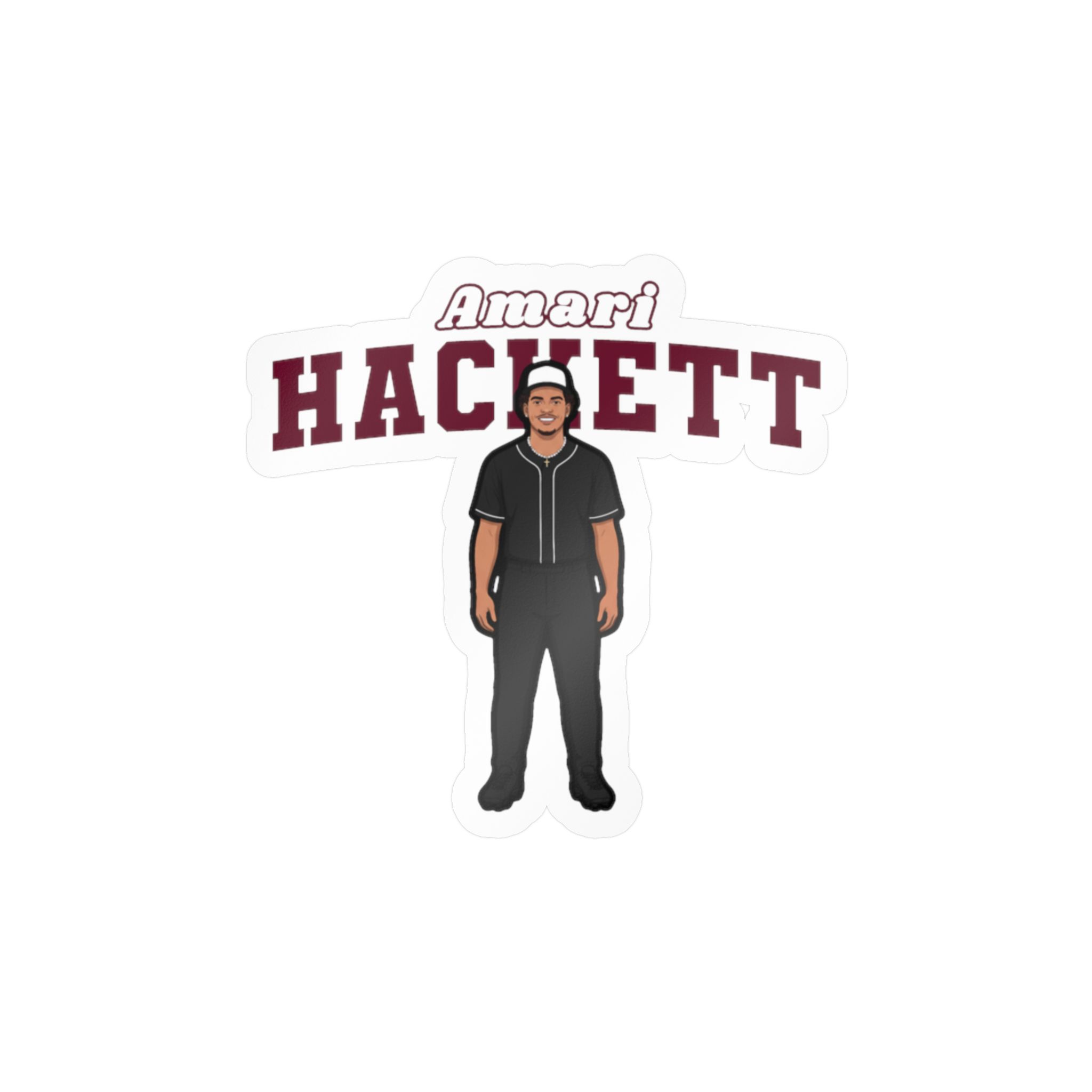 Vinyl Sticker — character_name_arch in Classic